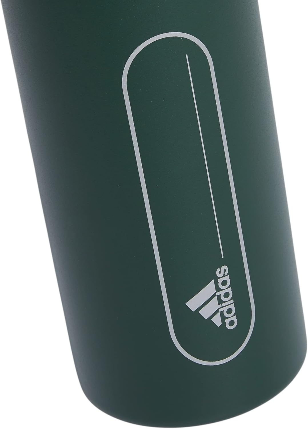 image:imageadidas Stainless Steel Metal Water Bottle 34 oz 1L Screw CapGreen OxideOnix GreySilver Metallic