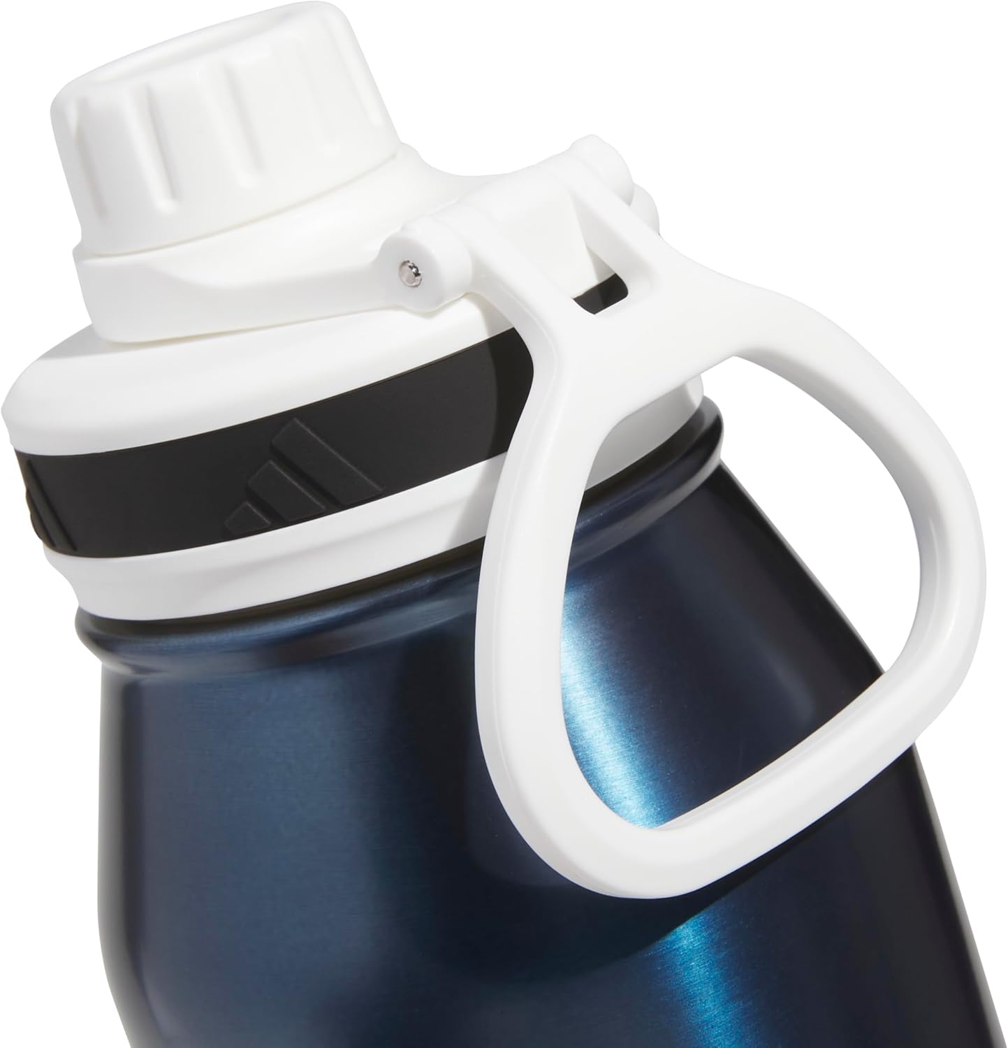 image:imageadidas Stainless Steel Metal Water Bottle 34 oz 1L Screw CapMineral BlueWhiteBlack