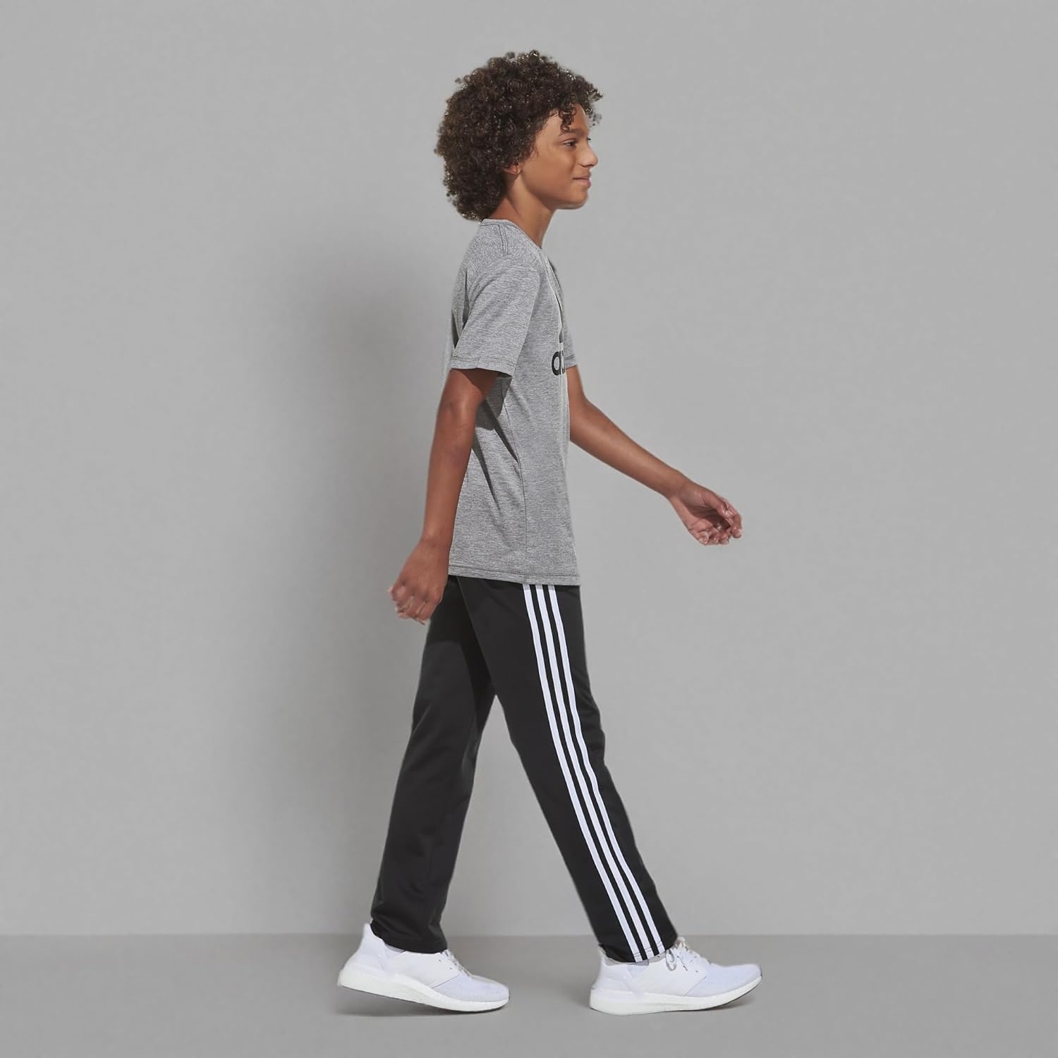 image:imageadidas StraightLeg 3Stripe Track PantIconic Adi Black