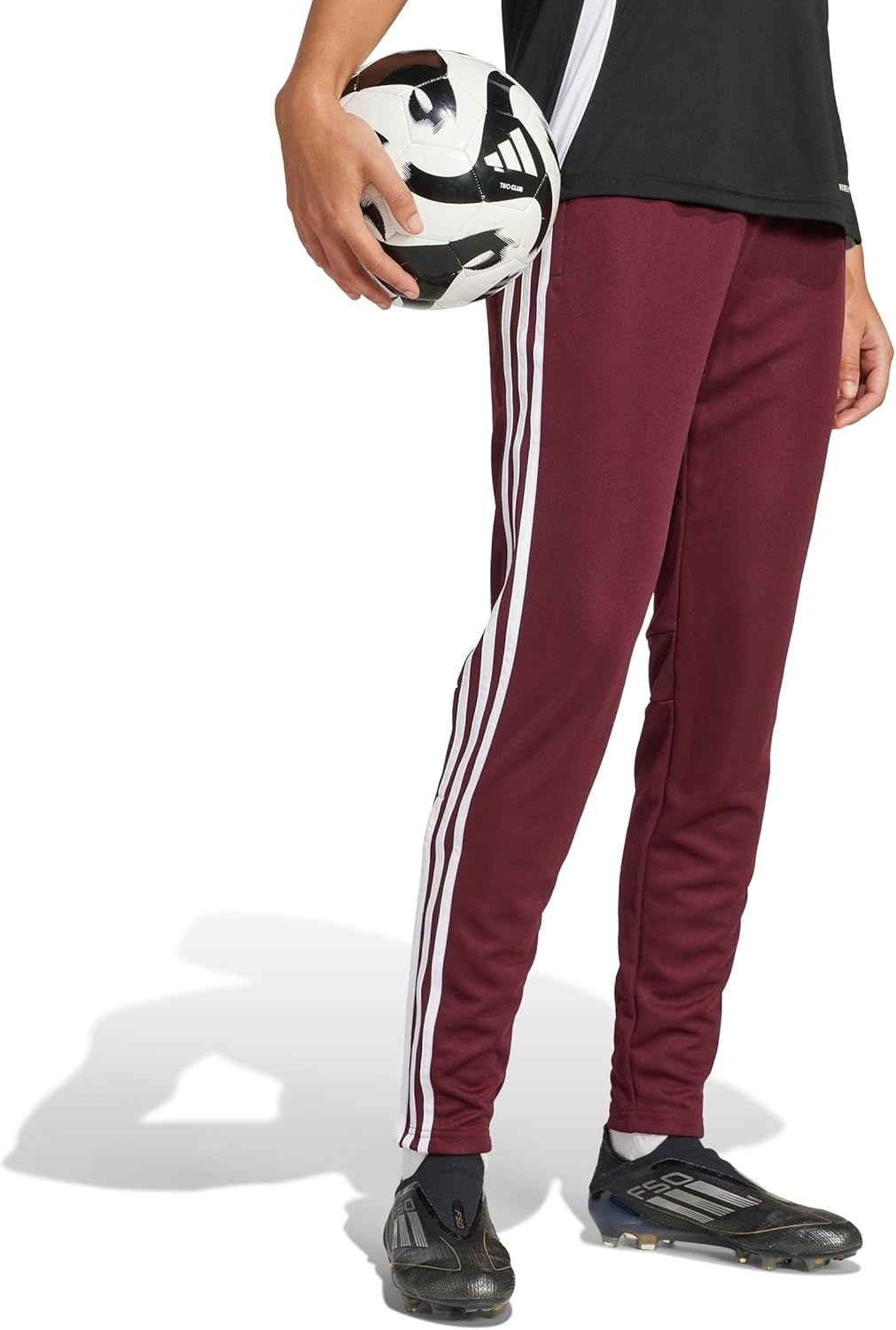image:imageadidas Tiro 25 Essentials Training Track PantsTeam MaroonWhite