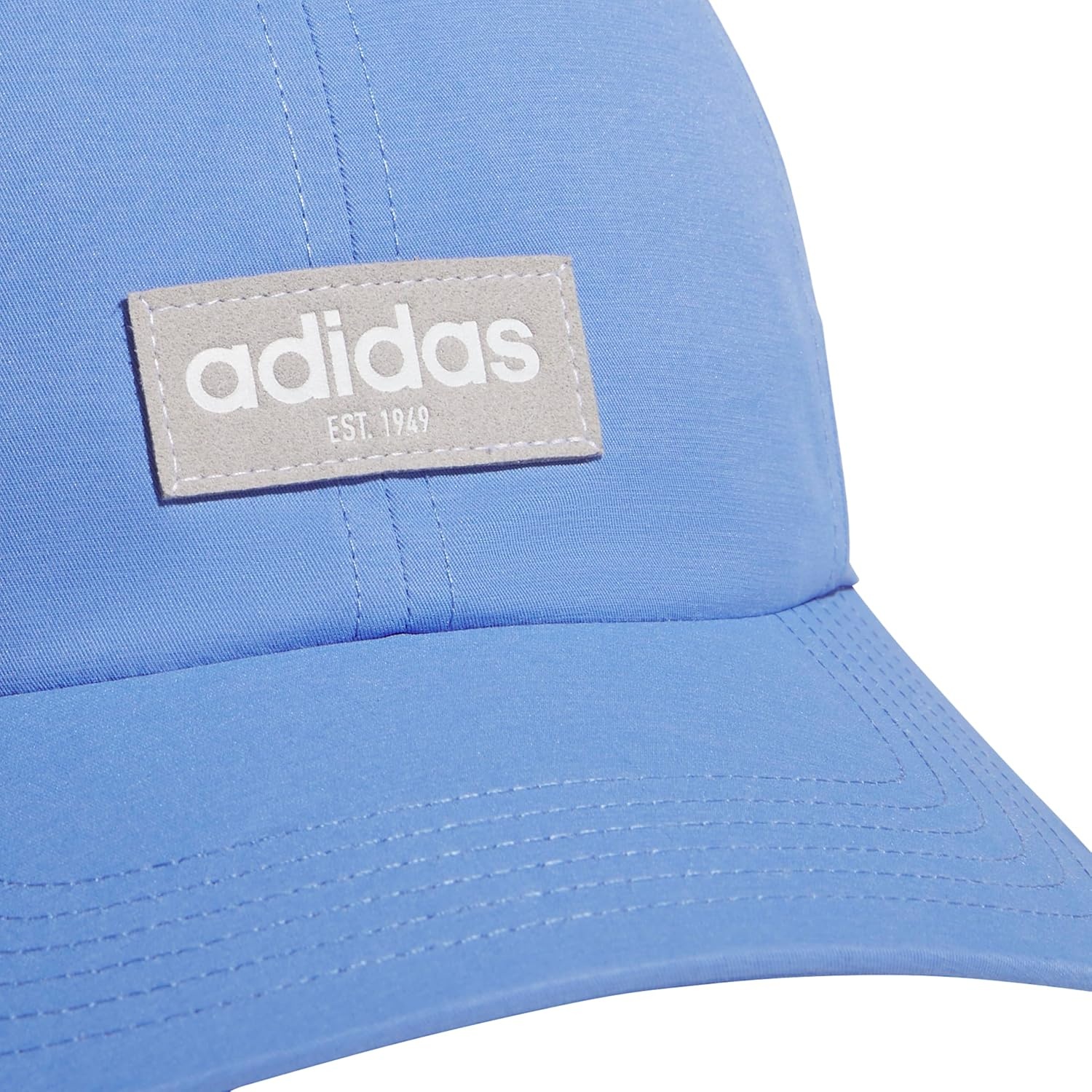image:imageadidas Unisex Adult Court Relaxed Fit Strapback HatBlue FusionClear Granite GreyWhite