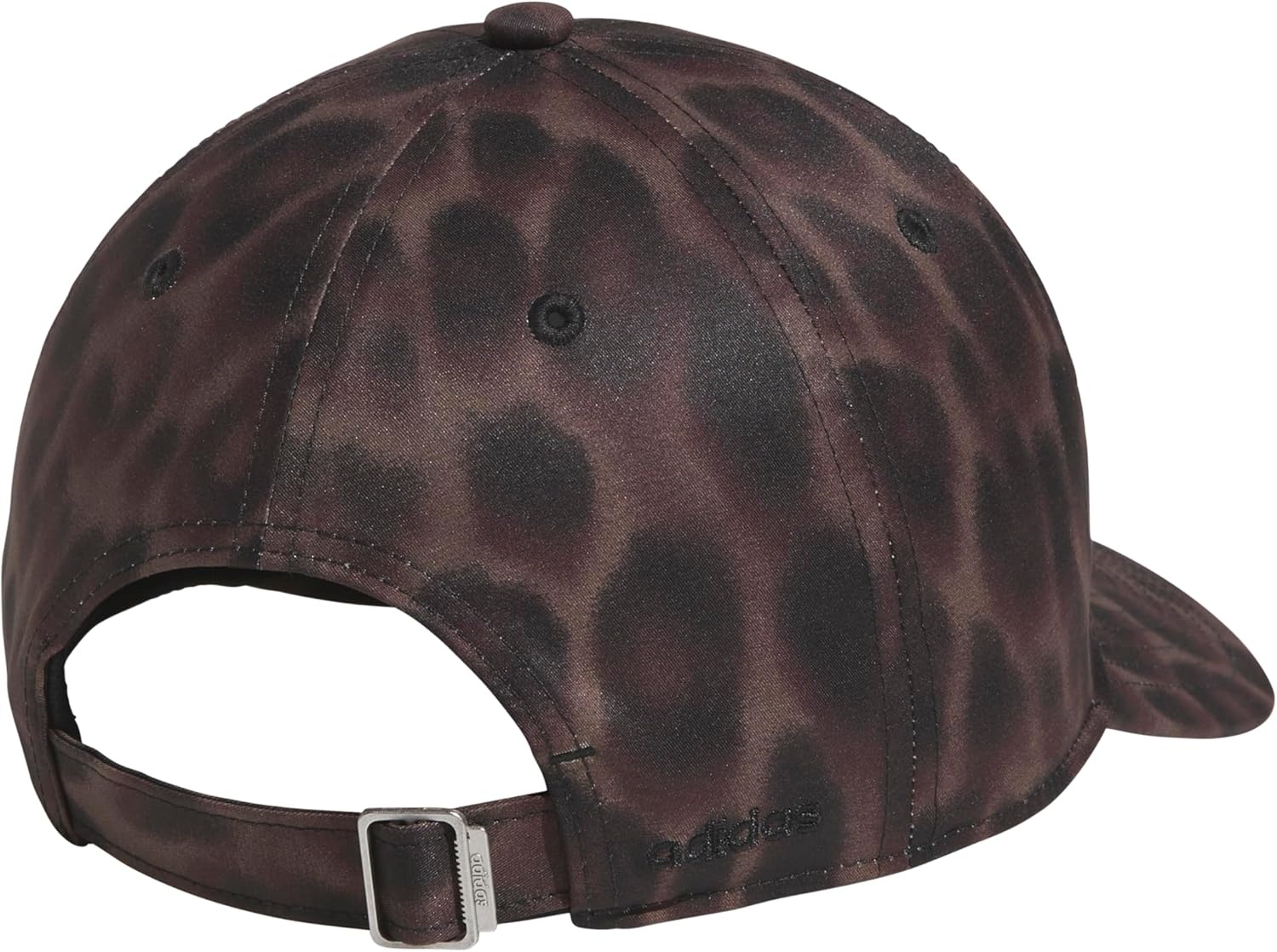 image:imageadidas Unisex Adult Court Relaxed Fit Strapback HatEssential Cheetah BlackEarth Strata BrownBlack