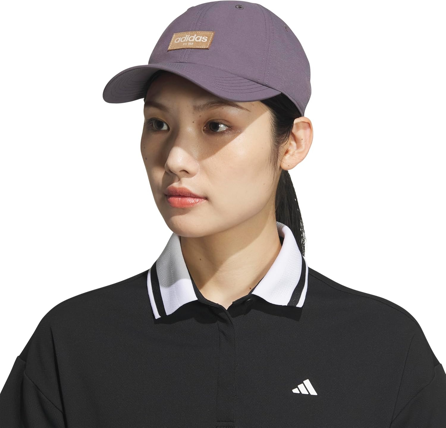 image:imageadidas Unisex Adult Court Relaxed Fit Strapback HatGrey StrataClear Brown