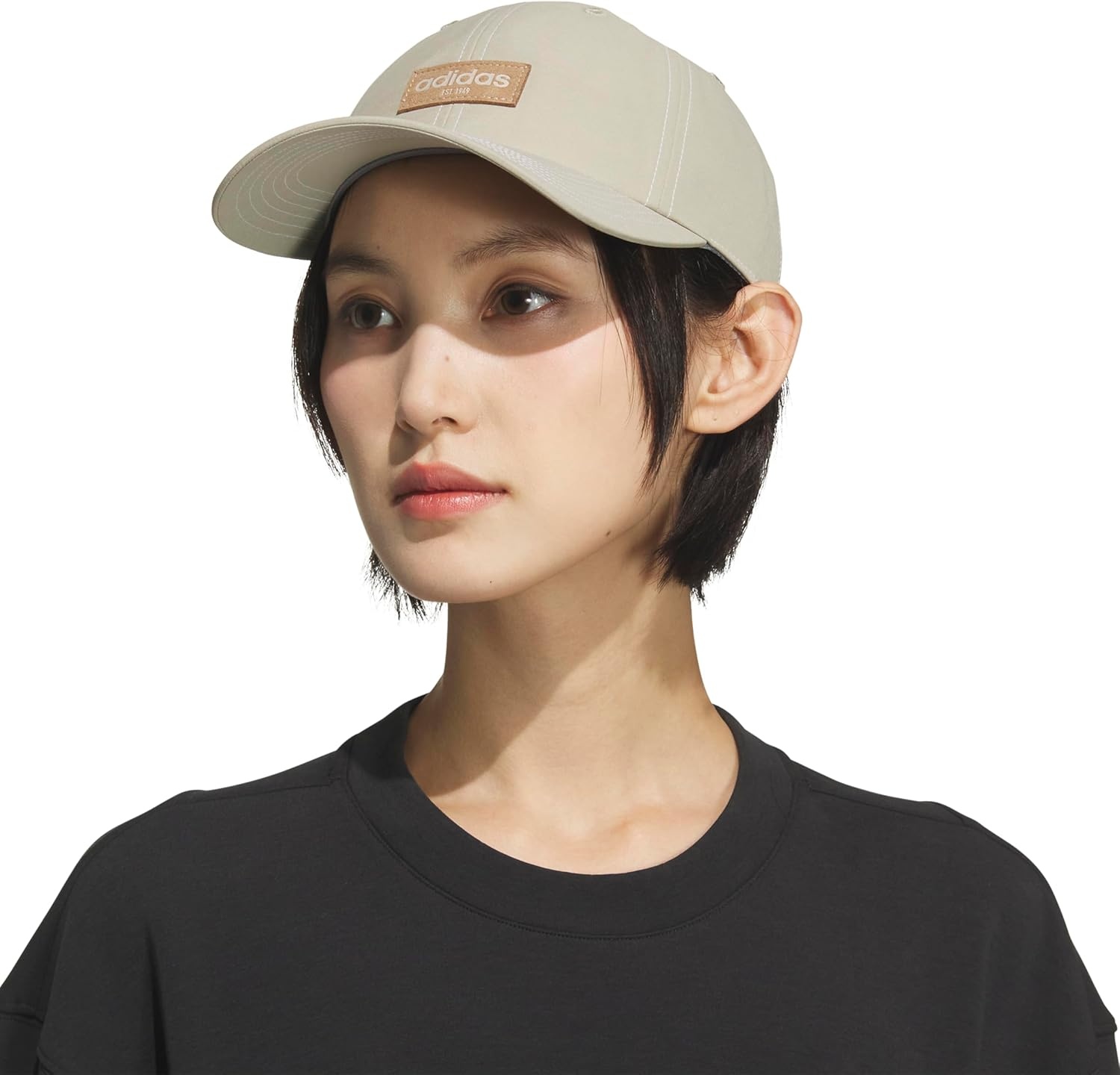 image:imageadidas Unisex Adult Court Relaxed Fit Strapback HatWonder Cargo KhakiCardboard BrownClear Brown