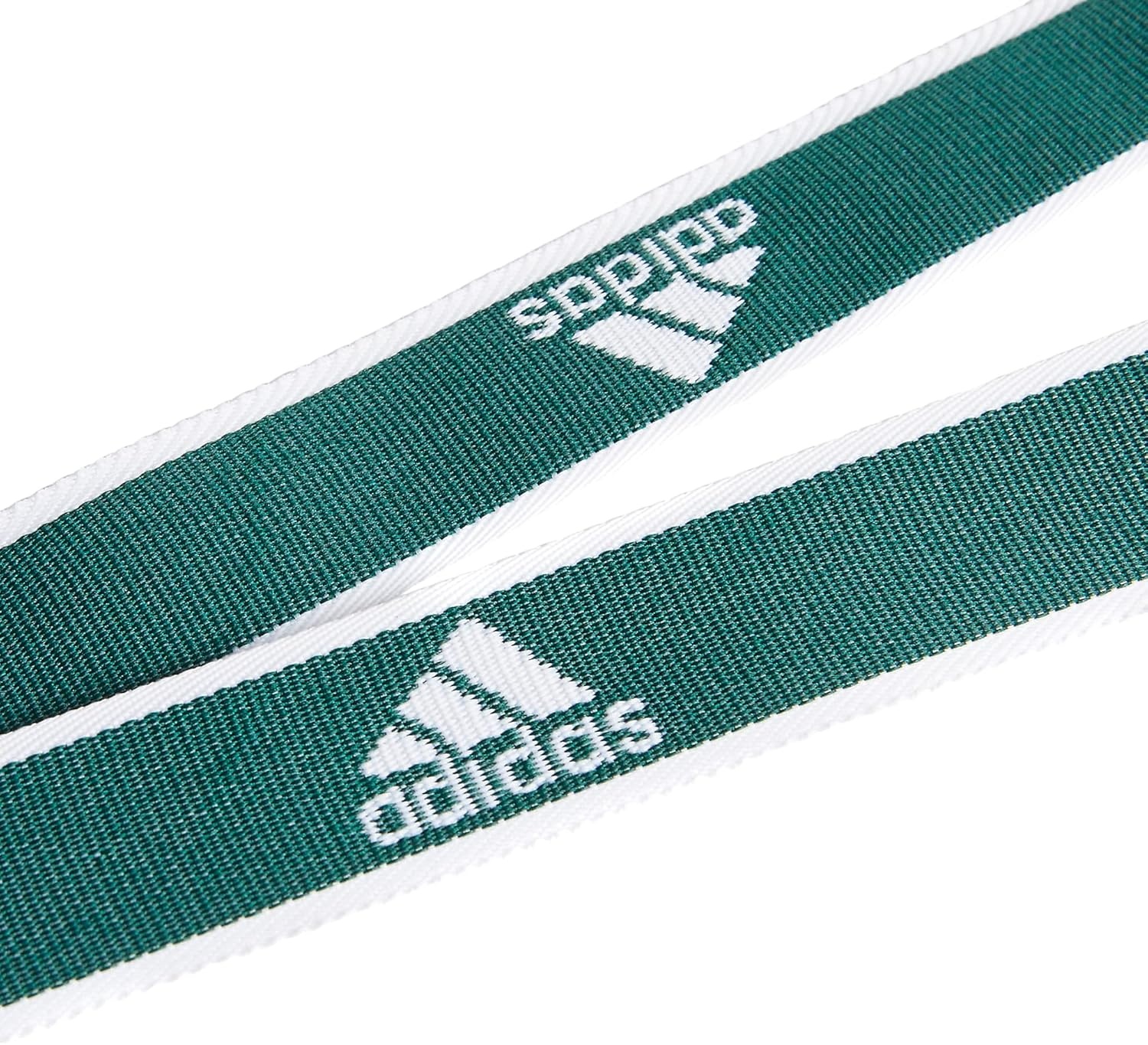 image:imageadidas Unisex Adult Lanyard for Keys ID Badge Holder Keychain with Breakaway Buckle1Team Dark GreenWhite