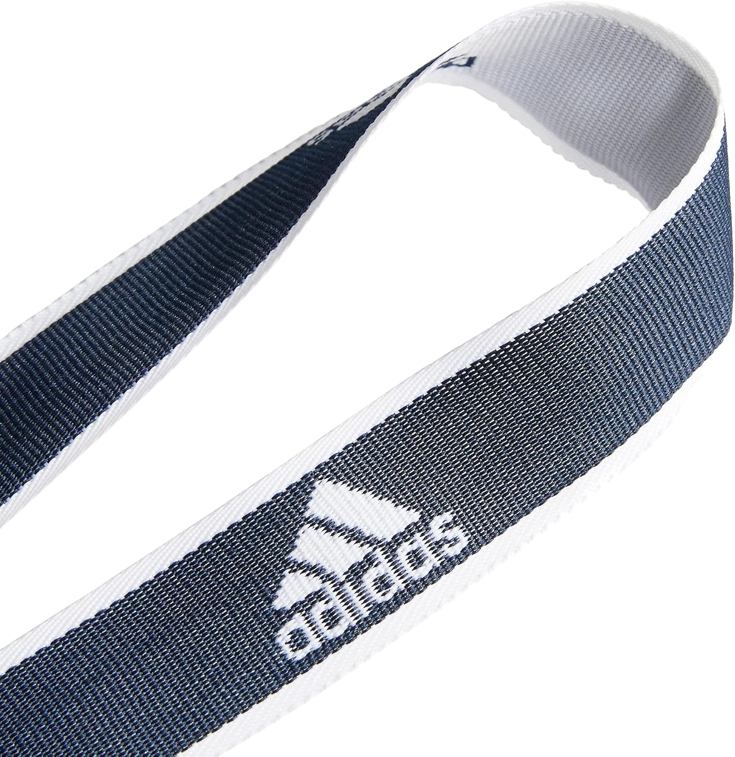 image:imageadidas Unisex Adult Lanyard for Keys ID Badge Holder Keychain with Breakaway Buckle1Team Navy BlueWhite