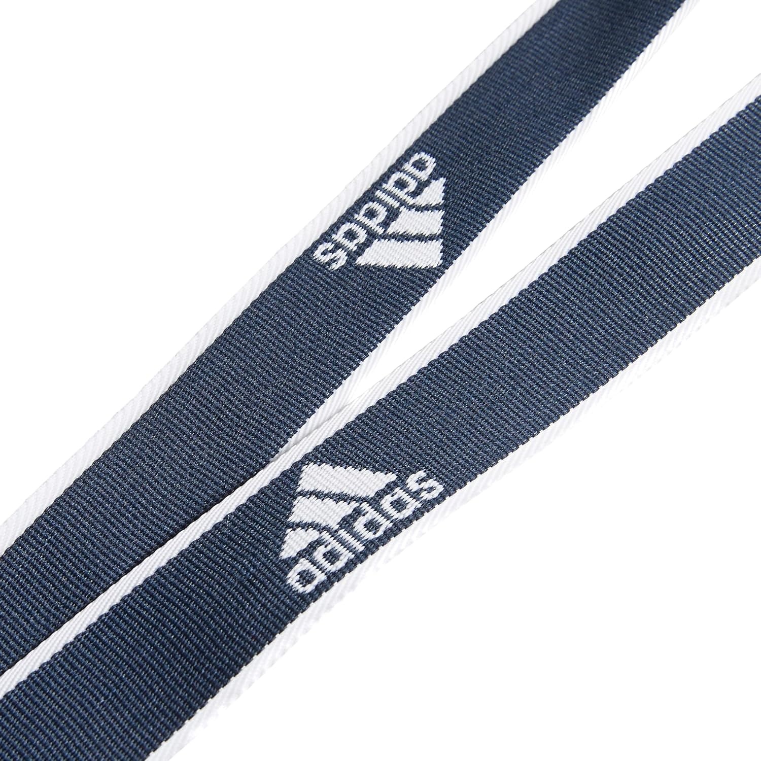 image:imageadidas Unisex Adult Lanyard for Keys ID Badge Holder Keychain with Breakaway Buckle1Team Navy BlueWhite