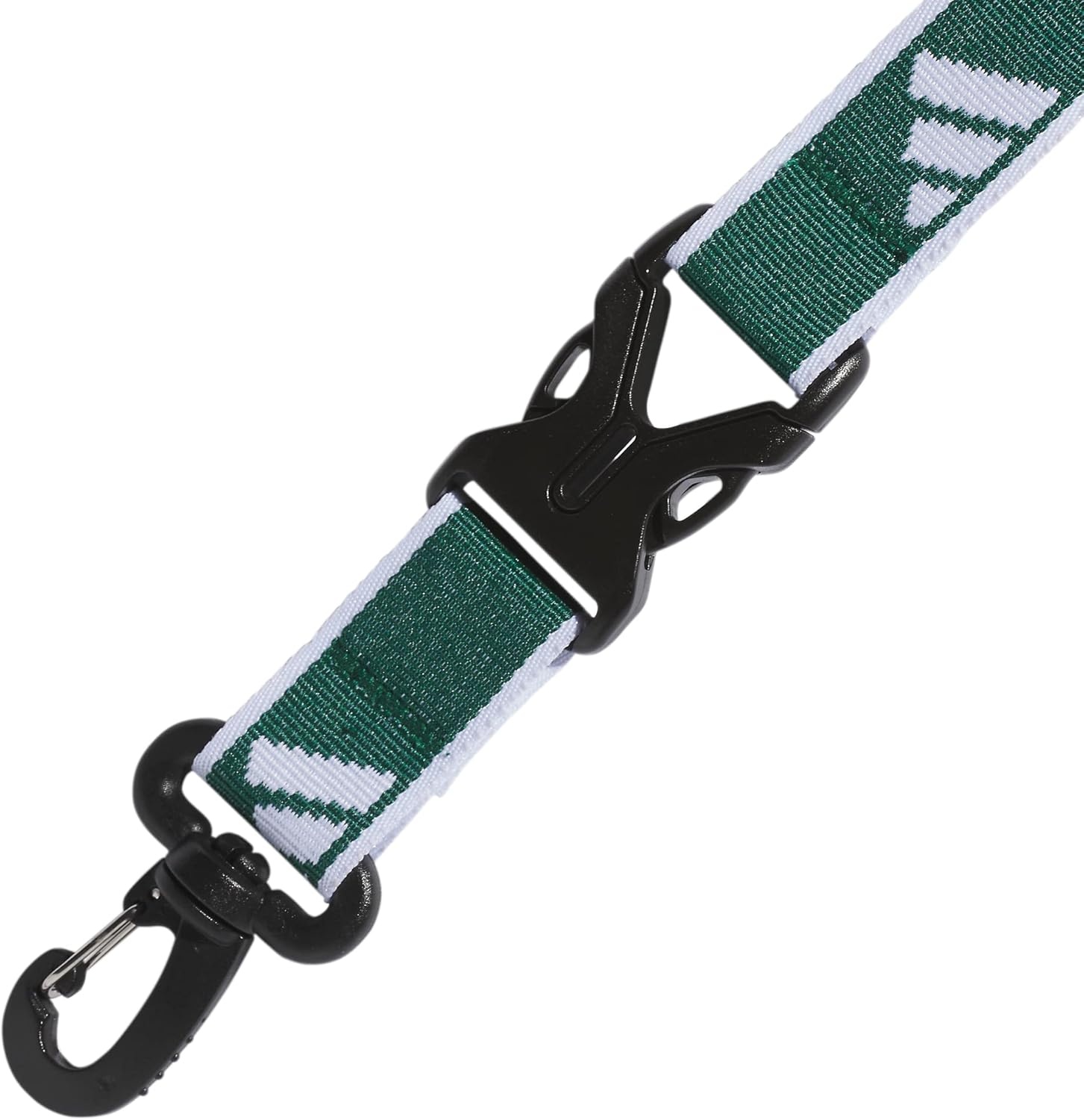 image:imageadidas Unisex Adult Lanyard for Keys ID Badge Holder Keychain with Breakaway Buckle2Team Dark GreenWhite
