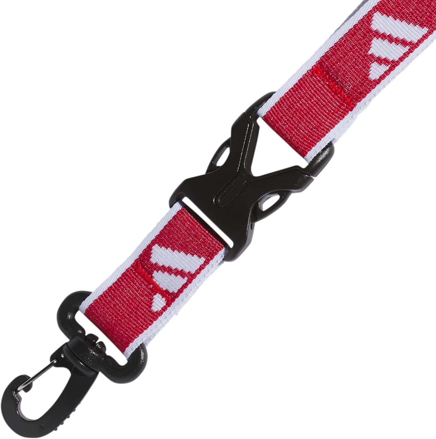 image:imageadidas Unisex Adult Lanyard for Keys ID Badge Holder Keychain with Breakaway Buckle2Team Power RedWhite