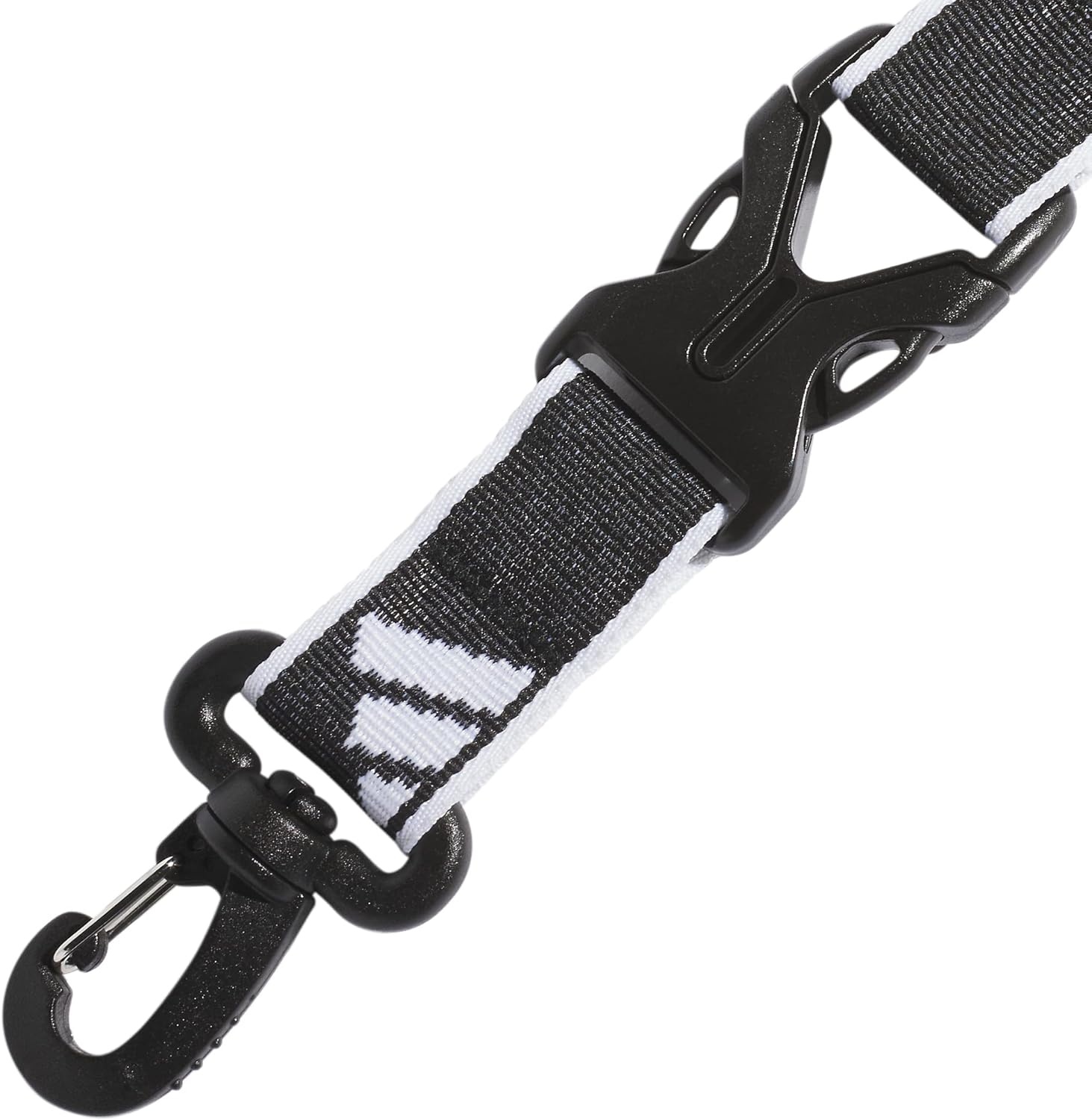 image:imageadidas Unisex Adult Lanyard for Keys ID Badge Holder Keychain with Breakaway BuckleWrist2BlackWhite