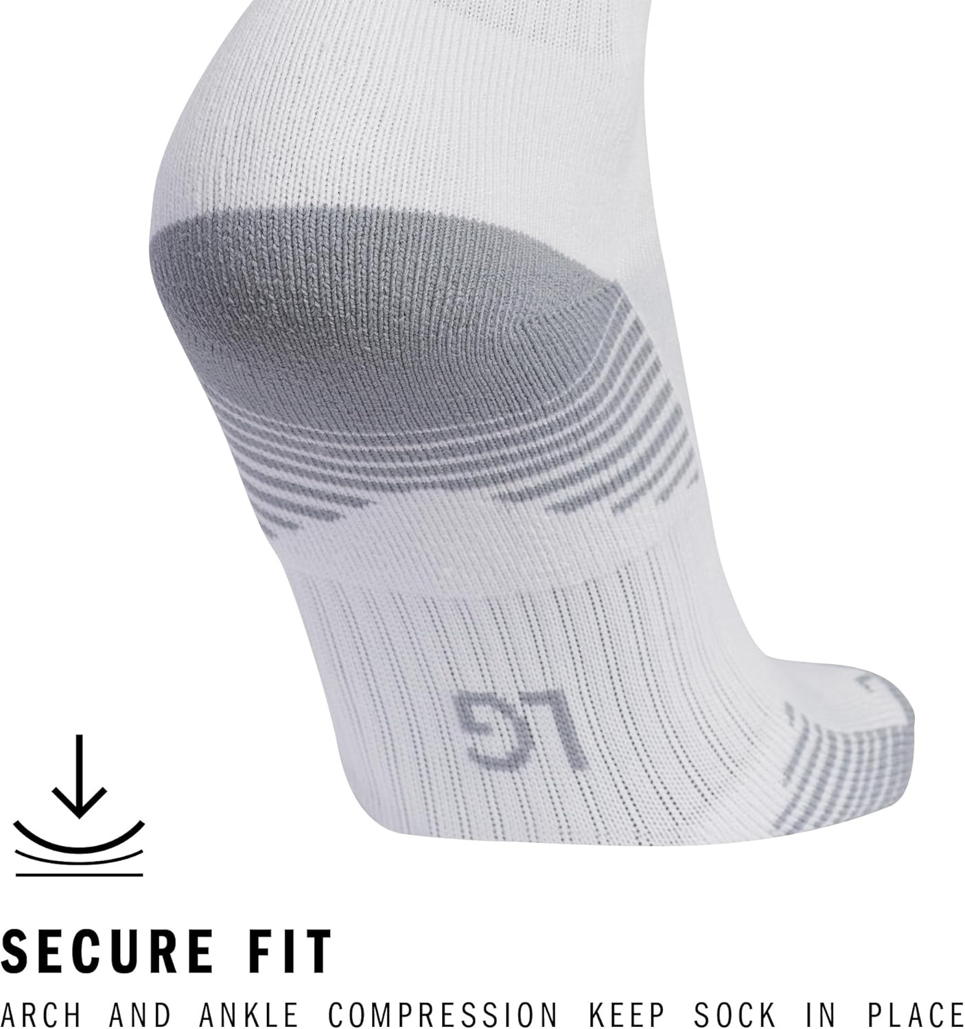 image:imageadidas Unisex Copa Zone Soccer Socks 1 Pair OvertheCalfLight GreyWhite