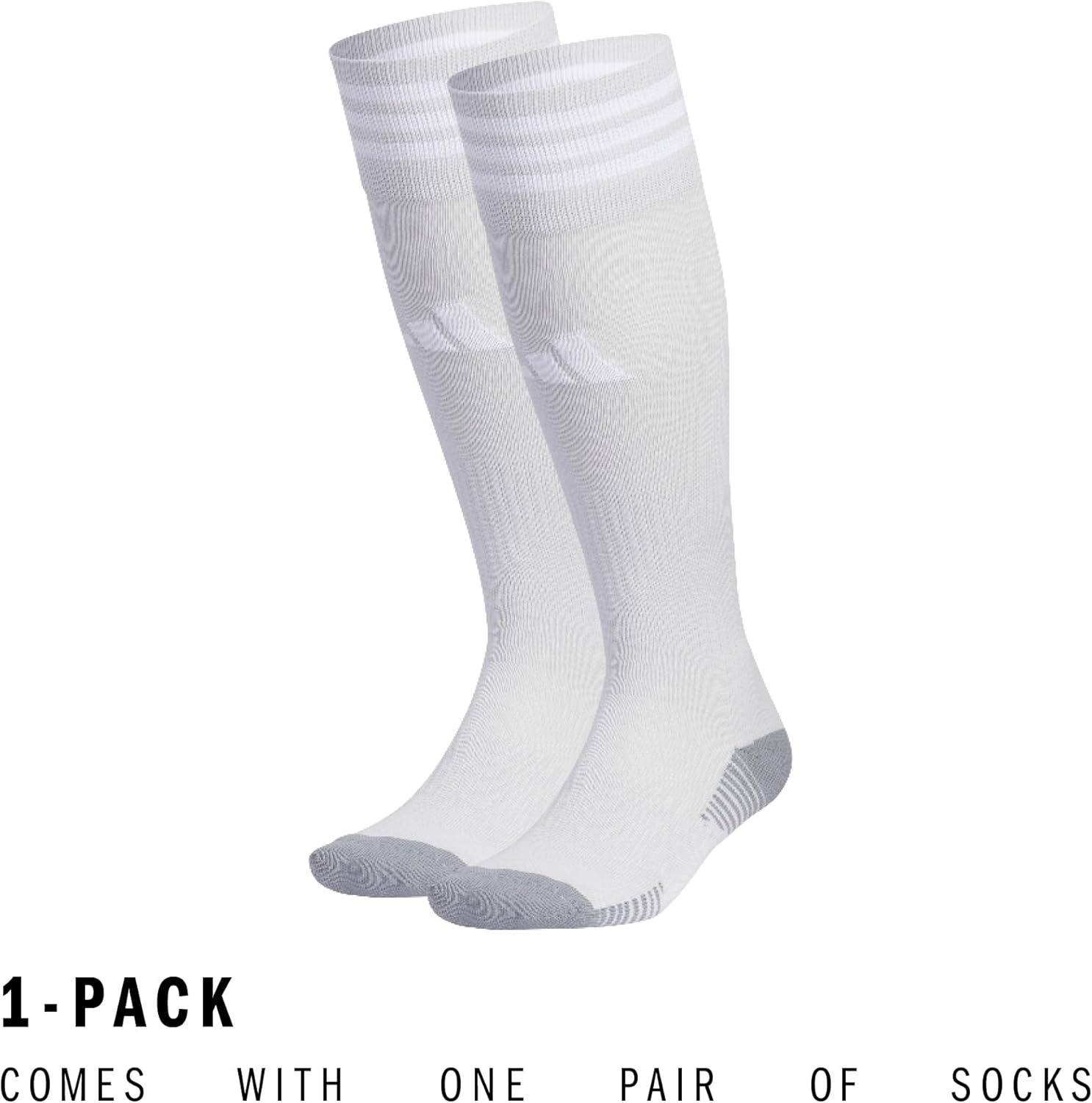 image:imageadidas Unisex Copa Zone Soccer Socks 1 Pair OvertheCalfLight GreyWhite