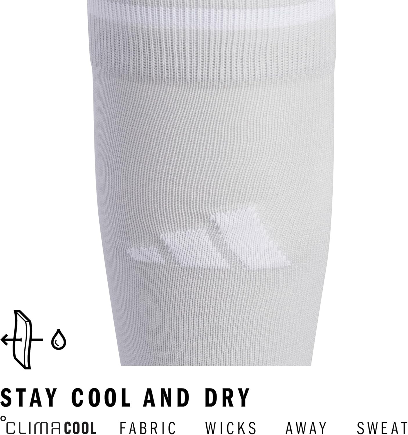 image:imageadidas Unisex Copa Zone Soccer Socks 1 Pair OvertheCalfLight GreyWhite