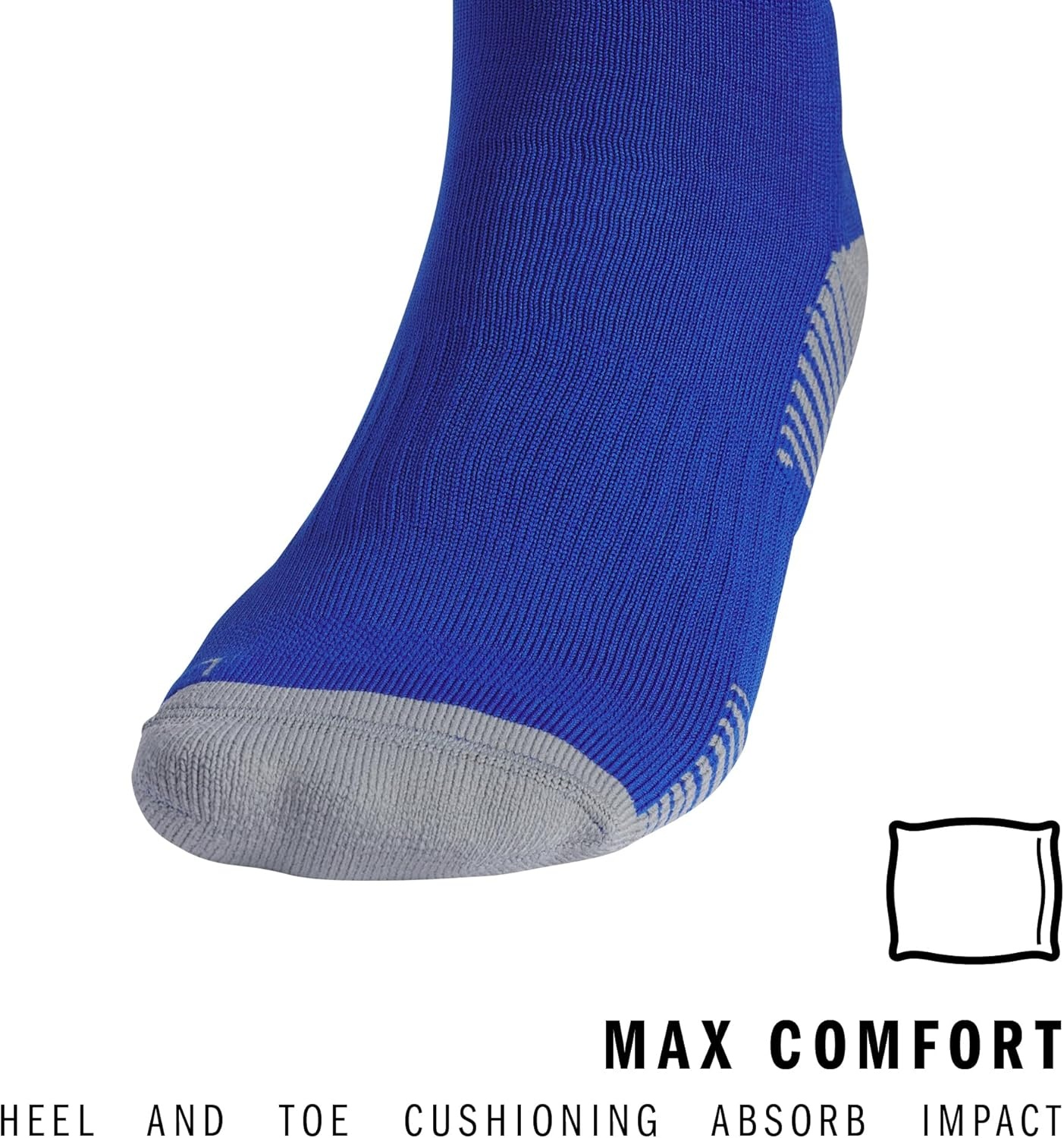image:imageadidas Unisex Copa Zone Soccer Socks 1 Pair OvertheCalfRoyal BlueWhite