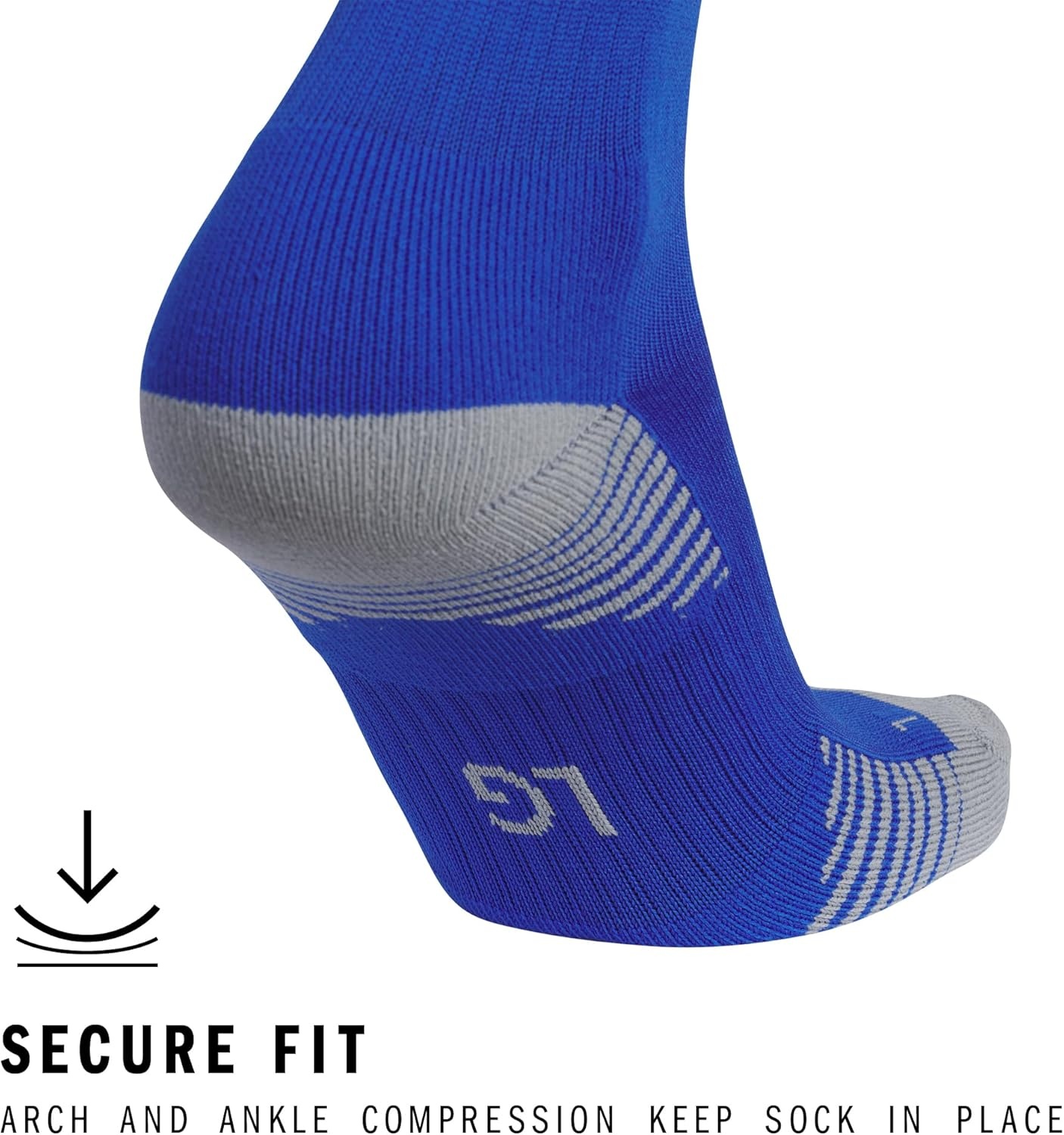 image:imageadidas Unisex Copa Zone Soccer Socks 1 Pair OvertheCalfRoyal BlueWhite