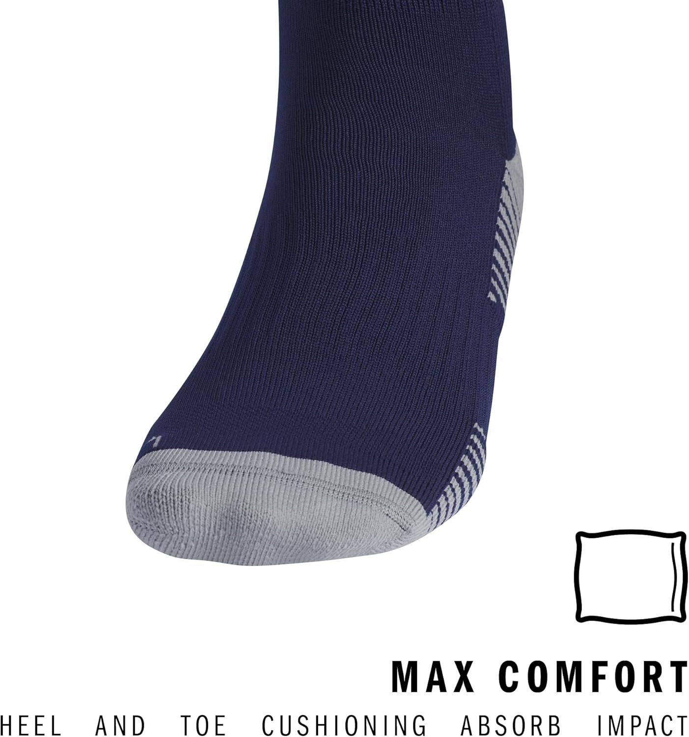 image:imageadidas Unisex Copa Zone Soccer Socks 1 Pair OvertheCalfTeam Navy BlueWhite
