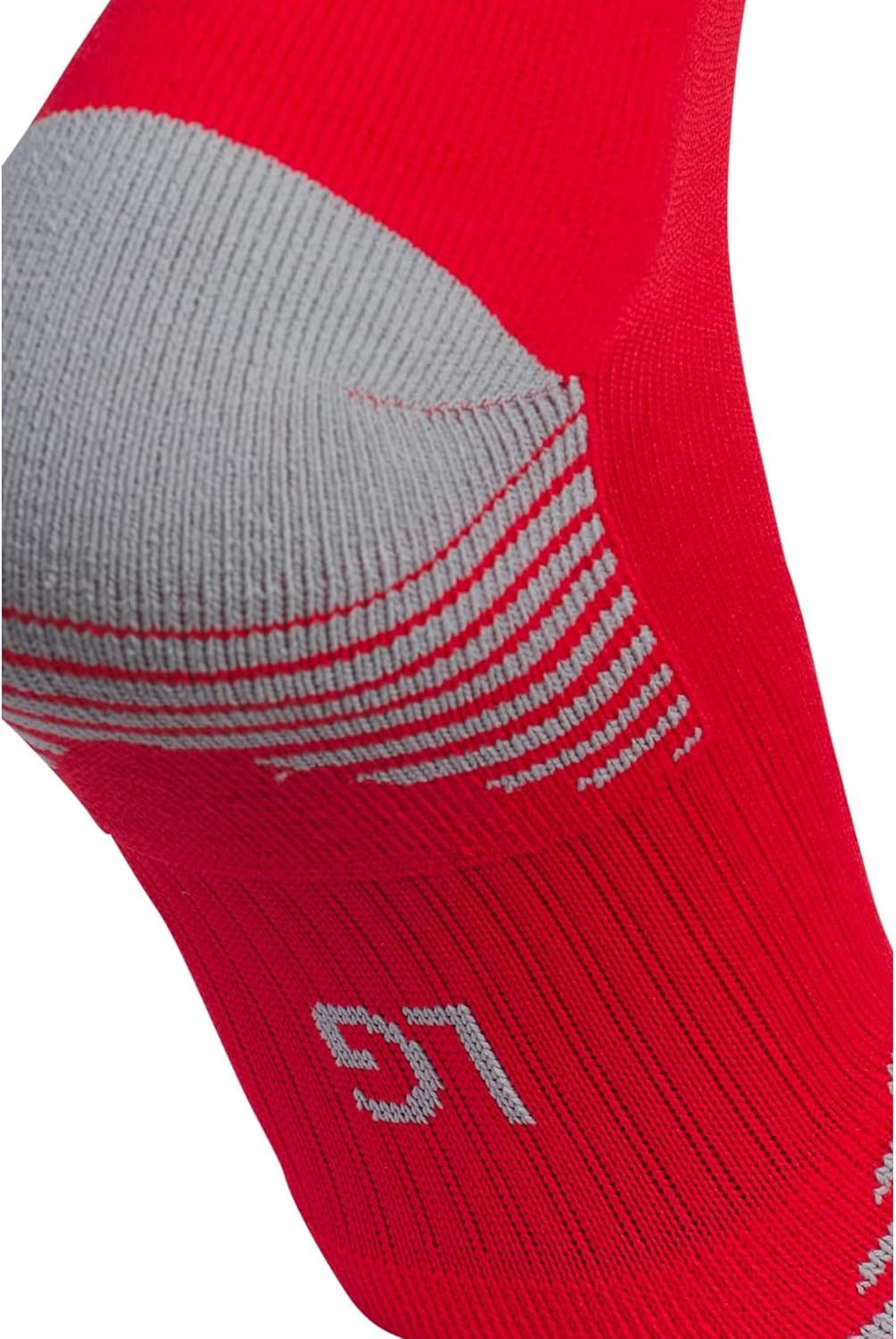 image:imageadidas Unisex Copa Zone Soccer Socks 1 Pair OvertheCalfTeam Power RedWhite