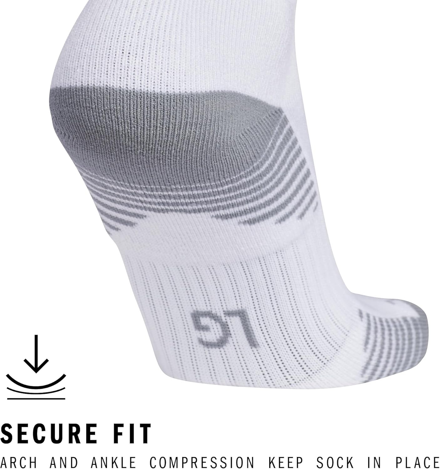 image:imageadidas Unisex Copa Zone Soccer Socks 1 Pair OvertheCalfWhiteBlack
