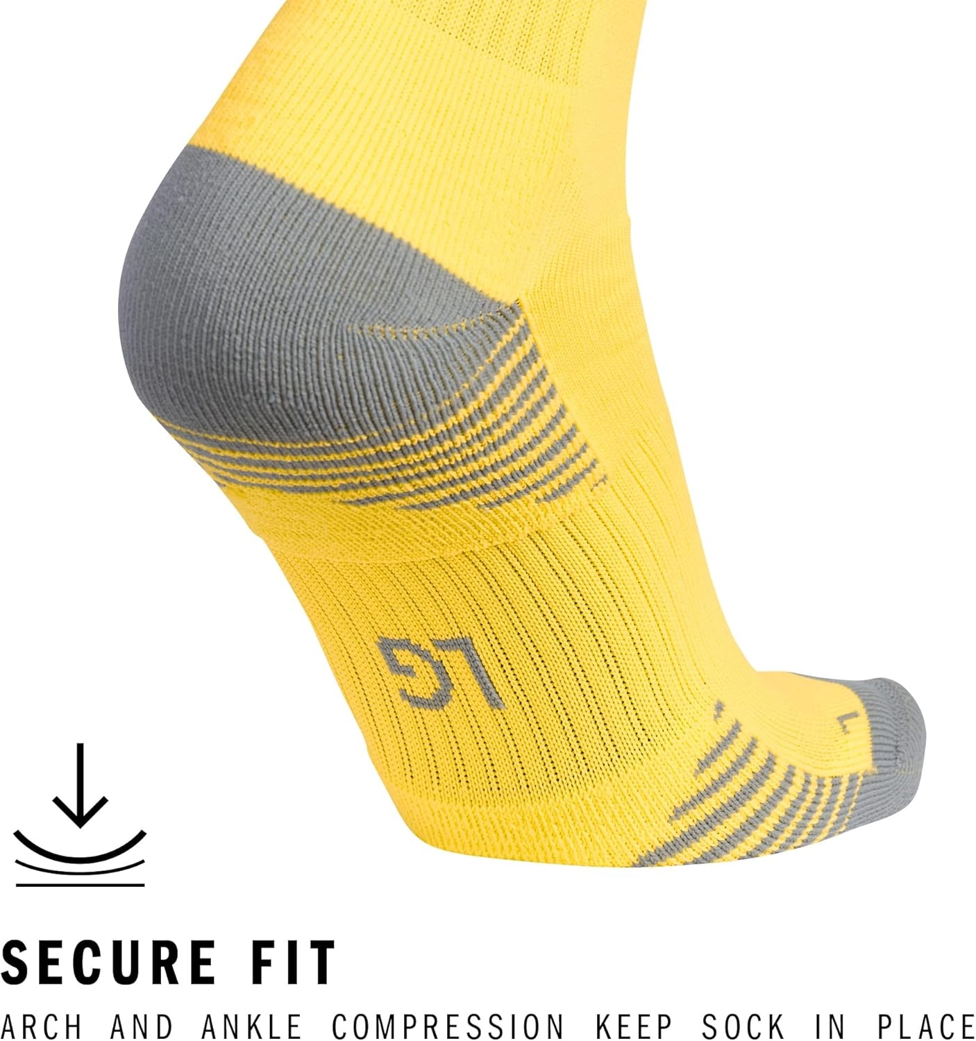 image:imageadidas Unisex Copa Zone Soccer Socks 1 Pair OvertheCalfYellowWhite