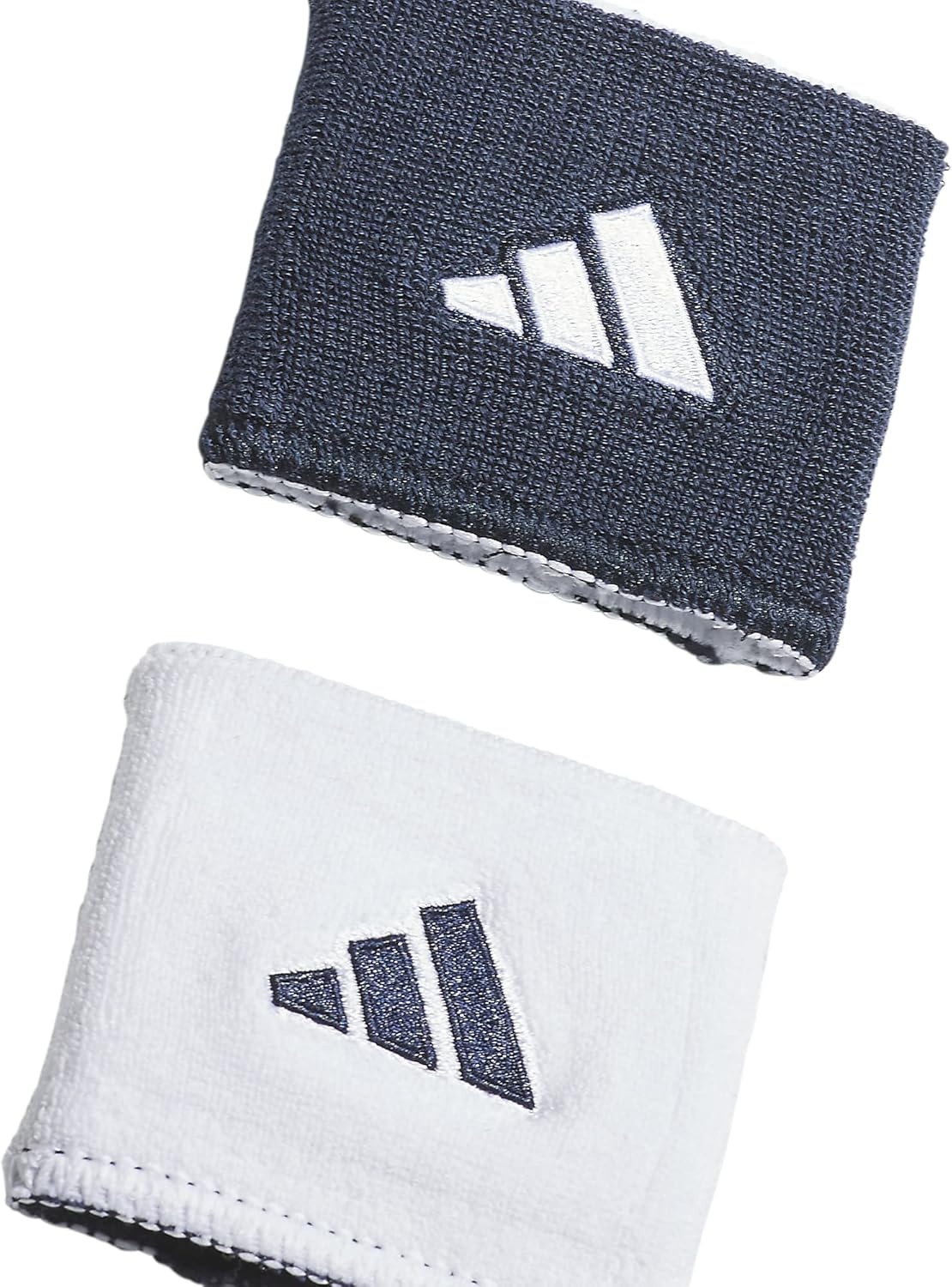 image:imageadidas Unisex Interval Reversible Wristband Athletic SweatbandTeam Navy BlueWhite20