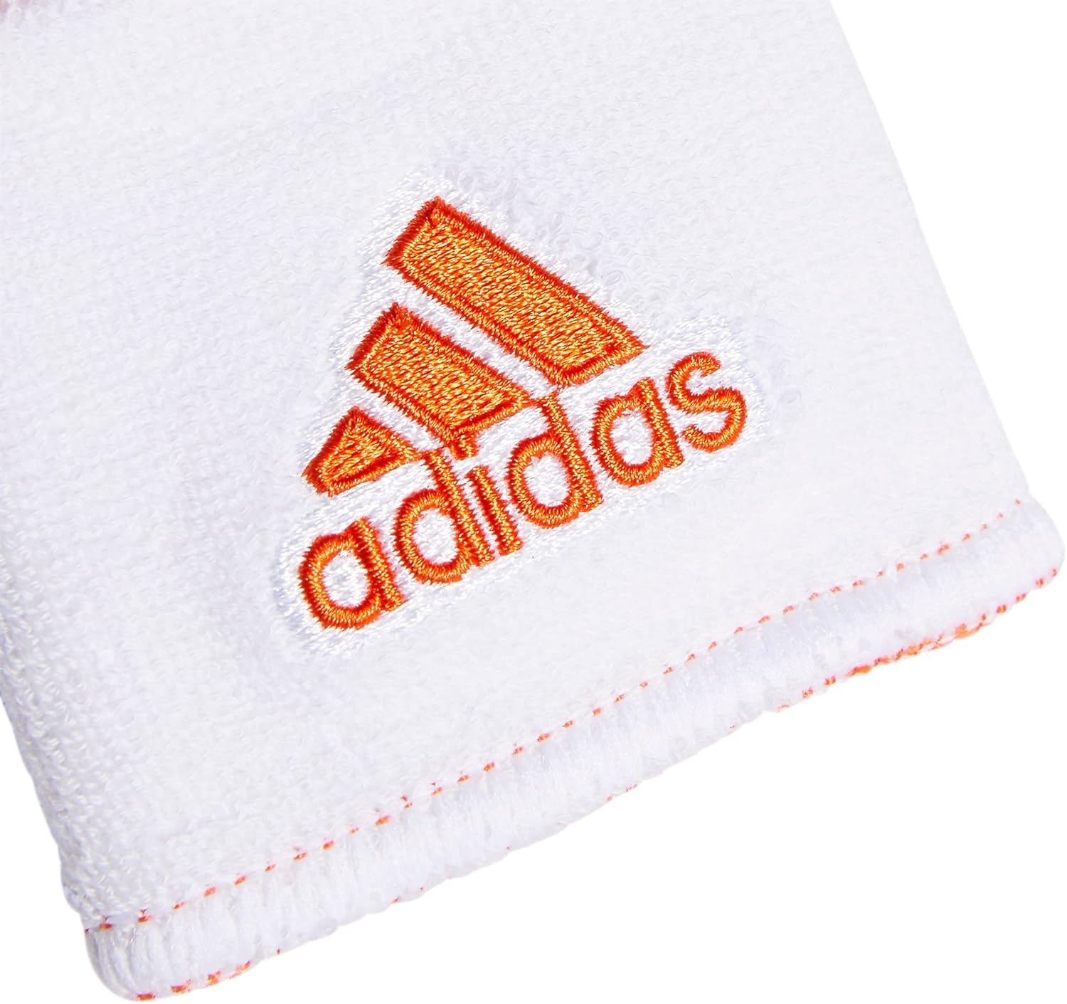image:imageadidas Unisex Interval Reversible Wristband Athletic SweatbandTeam OrangeWhite10