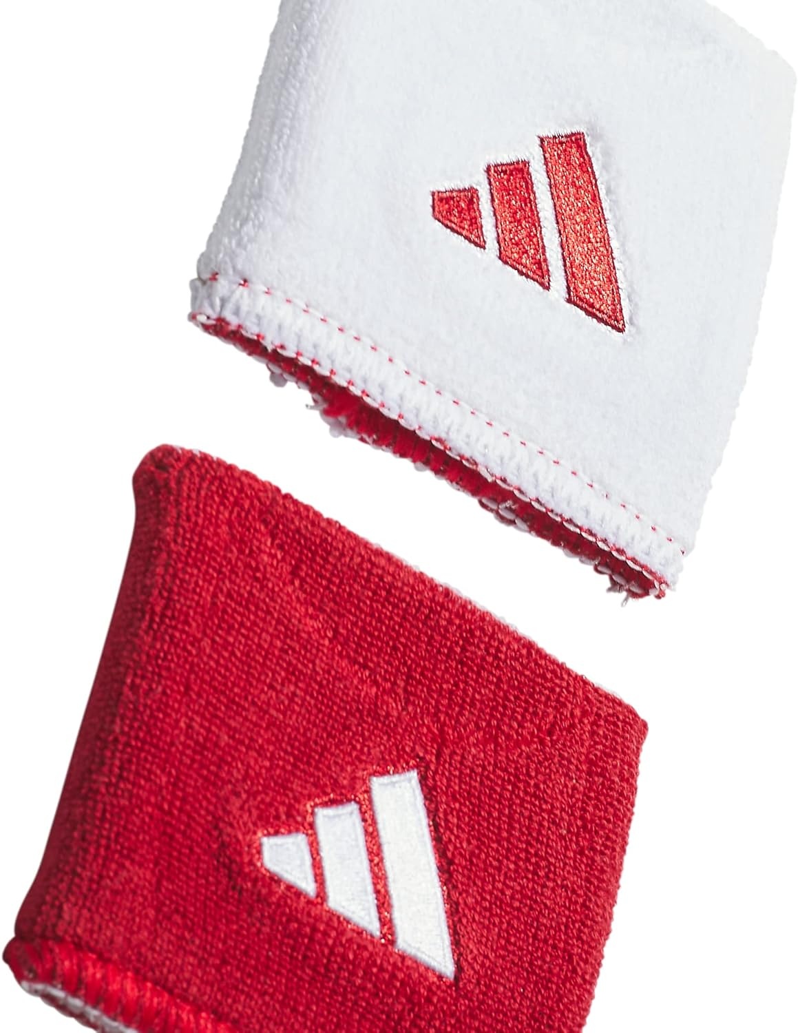 image:imageadidas Unisex Interval Reversible Wristband Athletic SweatbandTeam Power RedWhite20
