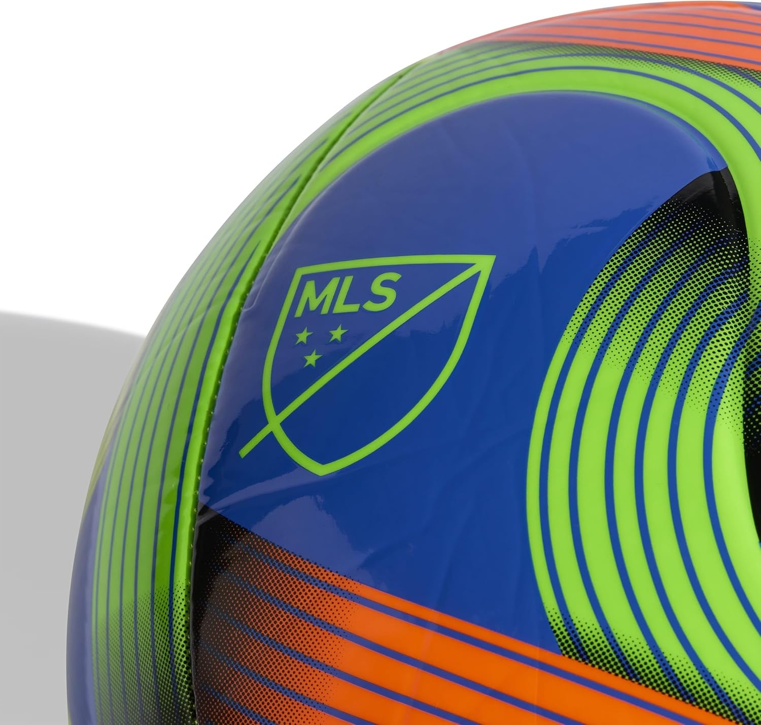 image:imageadidas Unisex MLS Soccer BallHires BlueGreenOrangeYellow