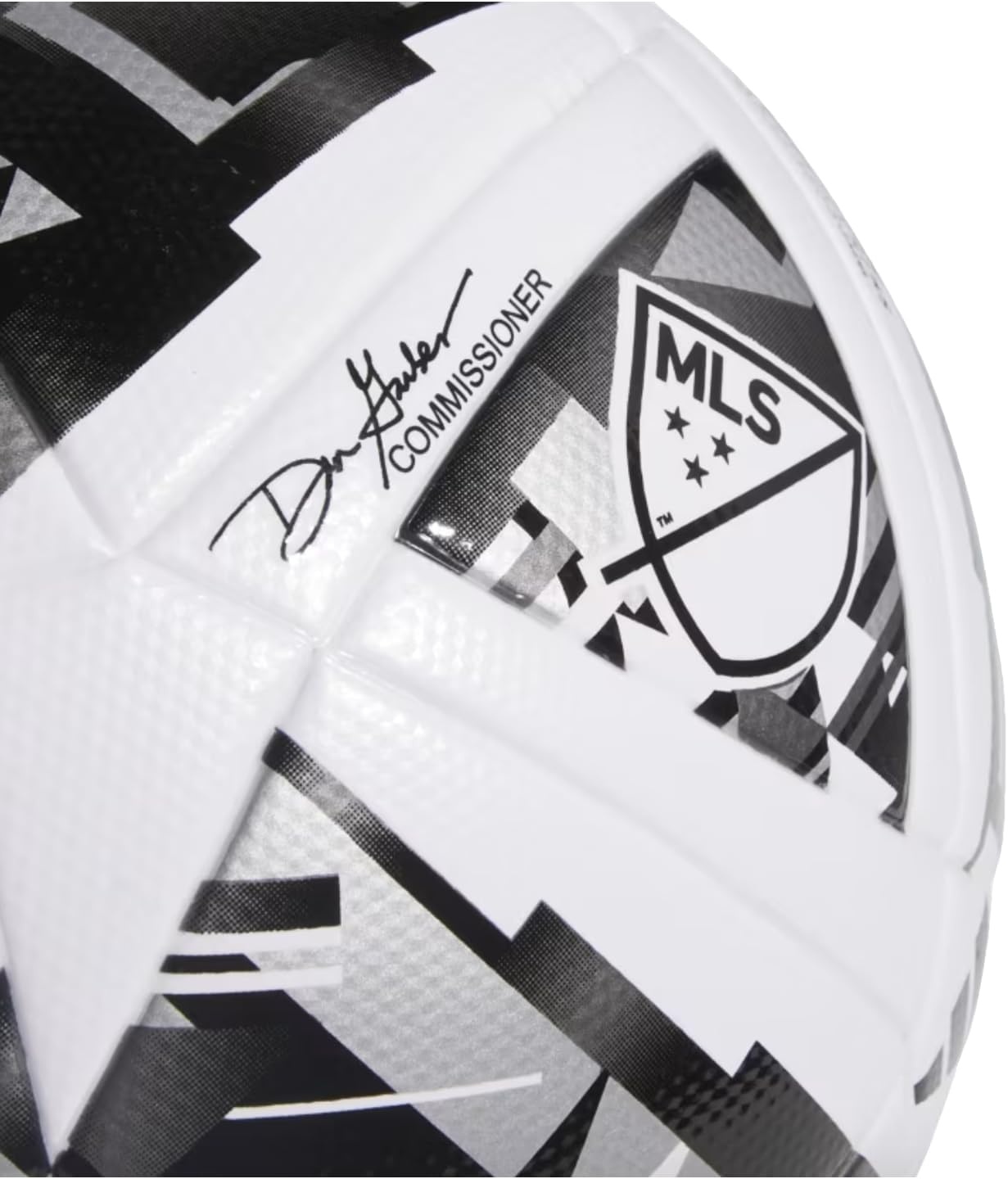 image:imageadidas Unisex MLS Soccer BallLeague WhiteBlackSilver Metallic