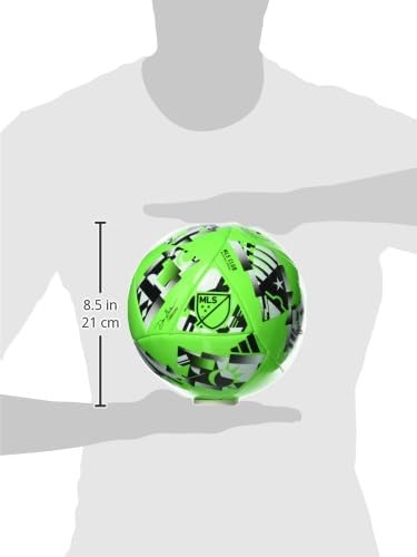 image:imageadidas Unisex MLS Soccer BallSolar GreenBlackWhite