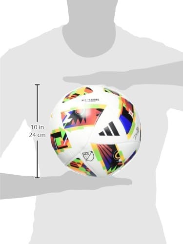 image:imageadidas Unisex MLS Soccer BallWhiteBlackSolar Gold