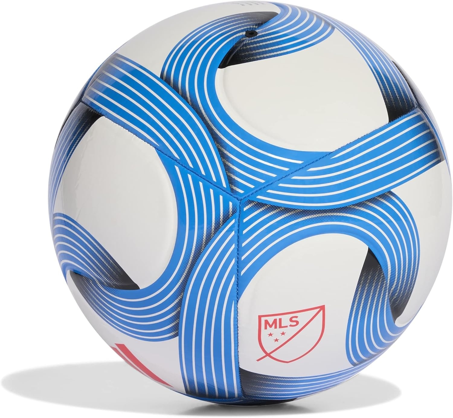 image:imageadidas Unisex MLS Soccer BallWhiteGlory BlueLucid Red