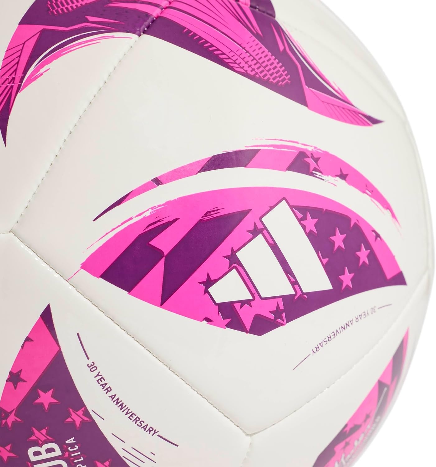 image:imageadidas Unisex MLS Soccer BallWhitePurple BurstGlory Purple