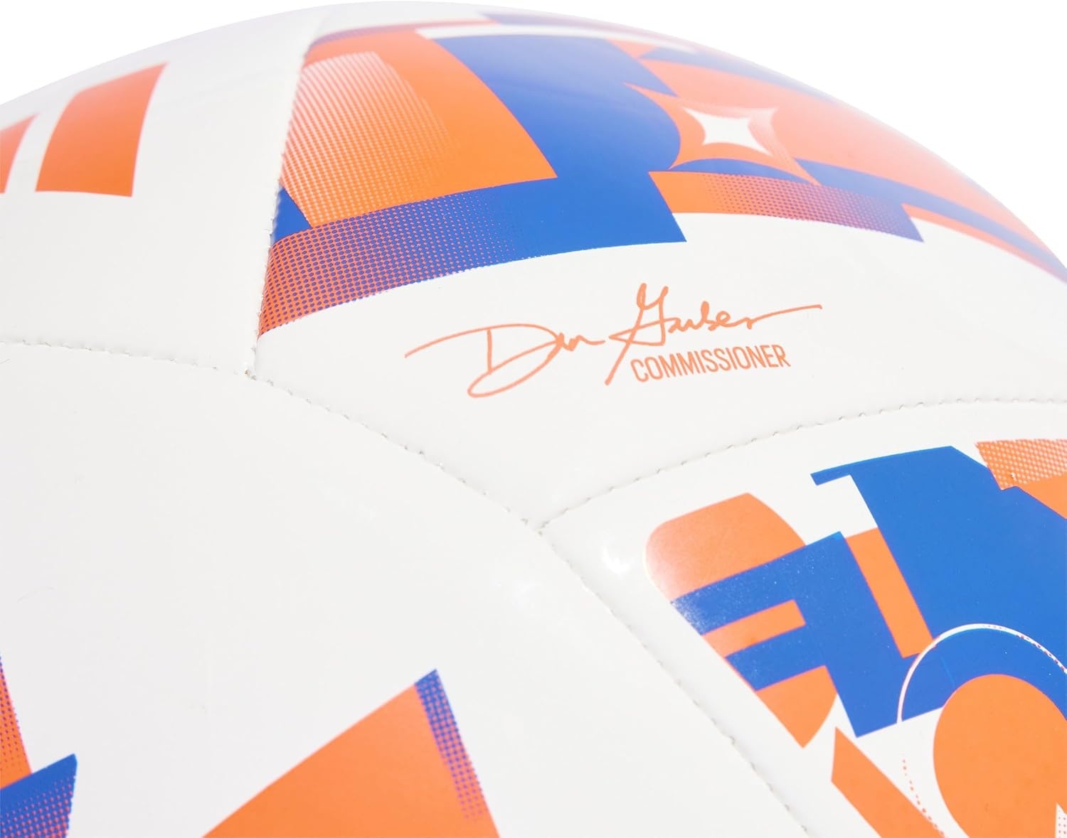 image:imageadidas Unisex MLS Soccer BallWhiteSolar RedGlory Blue