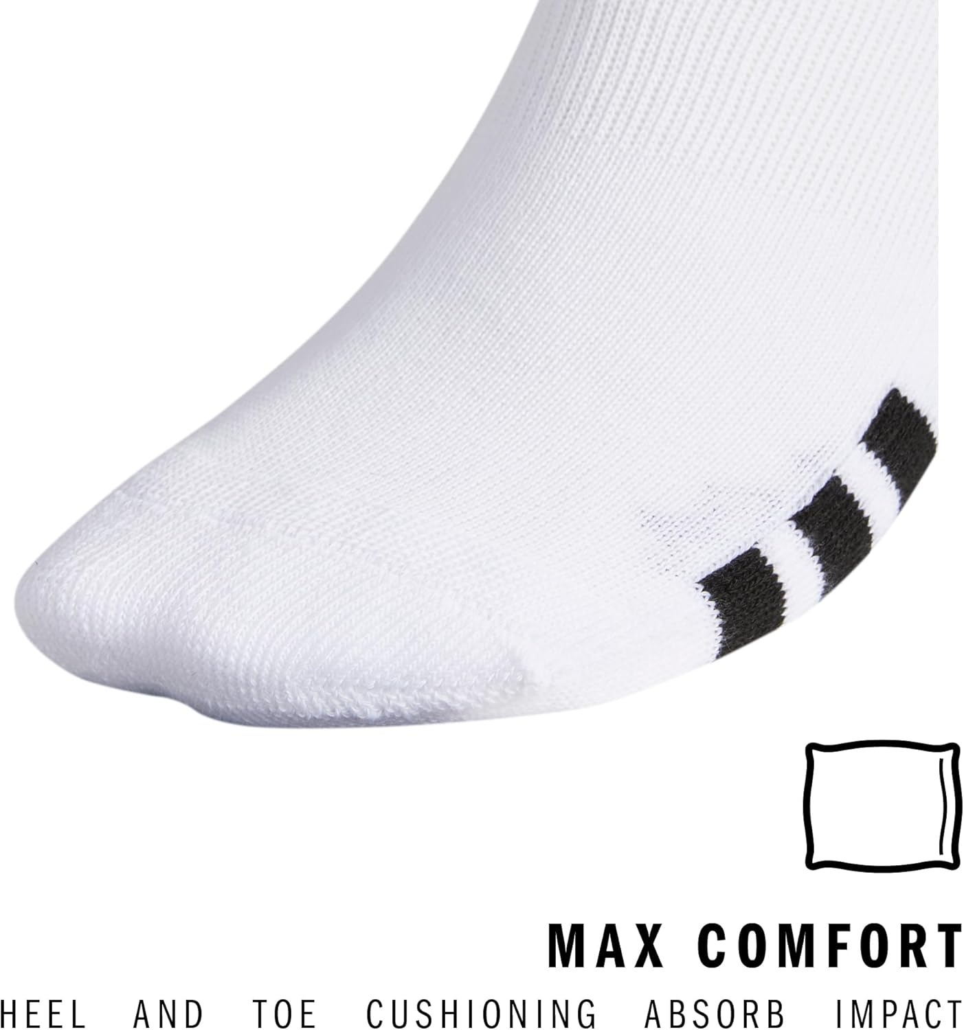 image:imageadidas Unisex Rivalry Soccer Socks 2 Pairs OvertheCalf2BlancoNegro