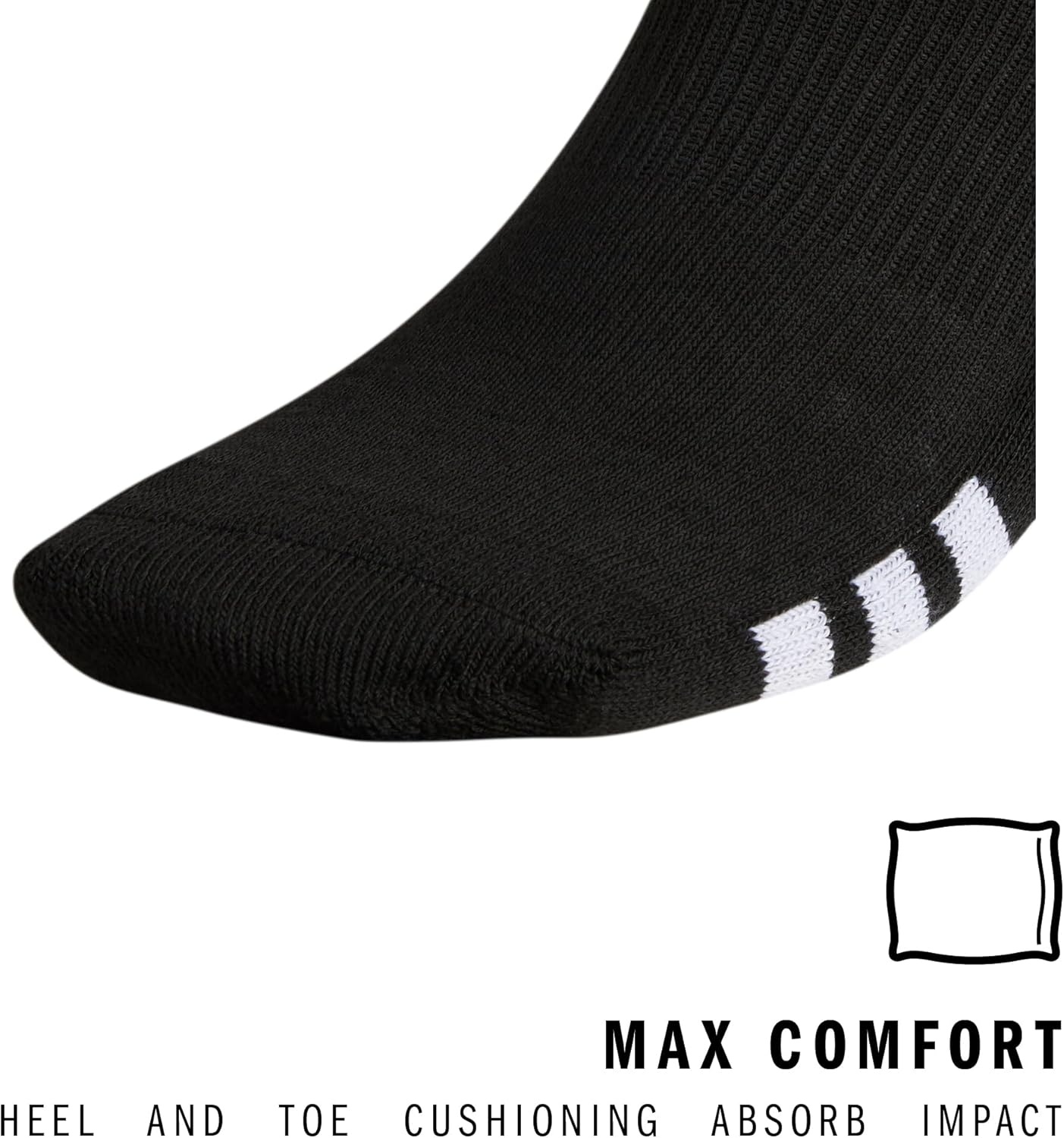 image:imageadidas Unisex Rivalry Soccer Socks 2 Pairs OvertheCalf2NegroBlanco