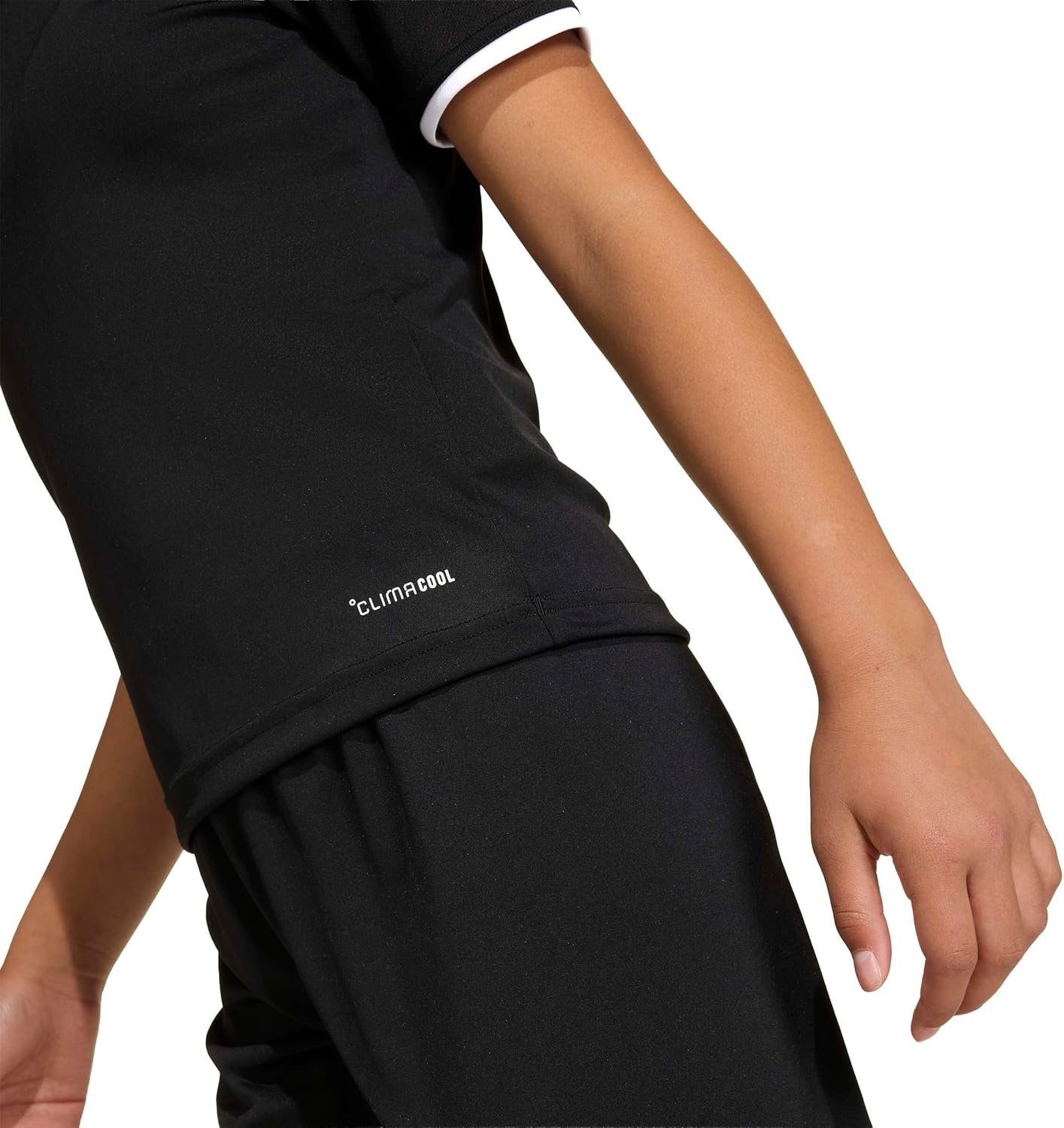 image:imageadidas UnisexKids Entrada 26 JerseyBlackWhite