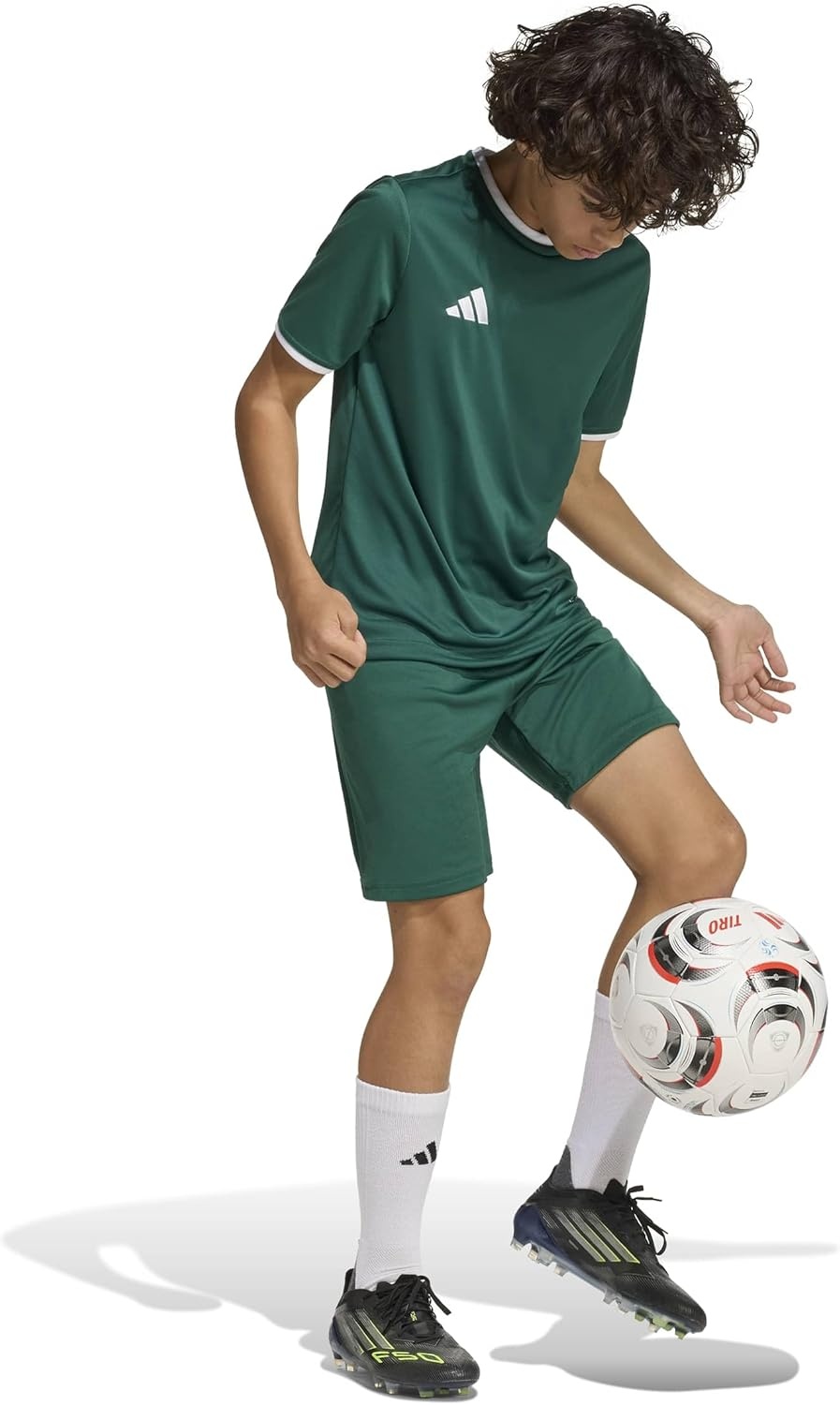 image:imageadidas UnisexKids Entrada 26 JerseyTeam Dark GreenWhite