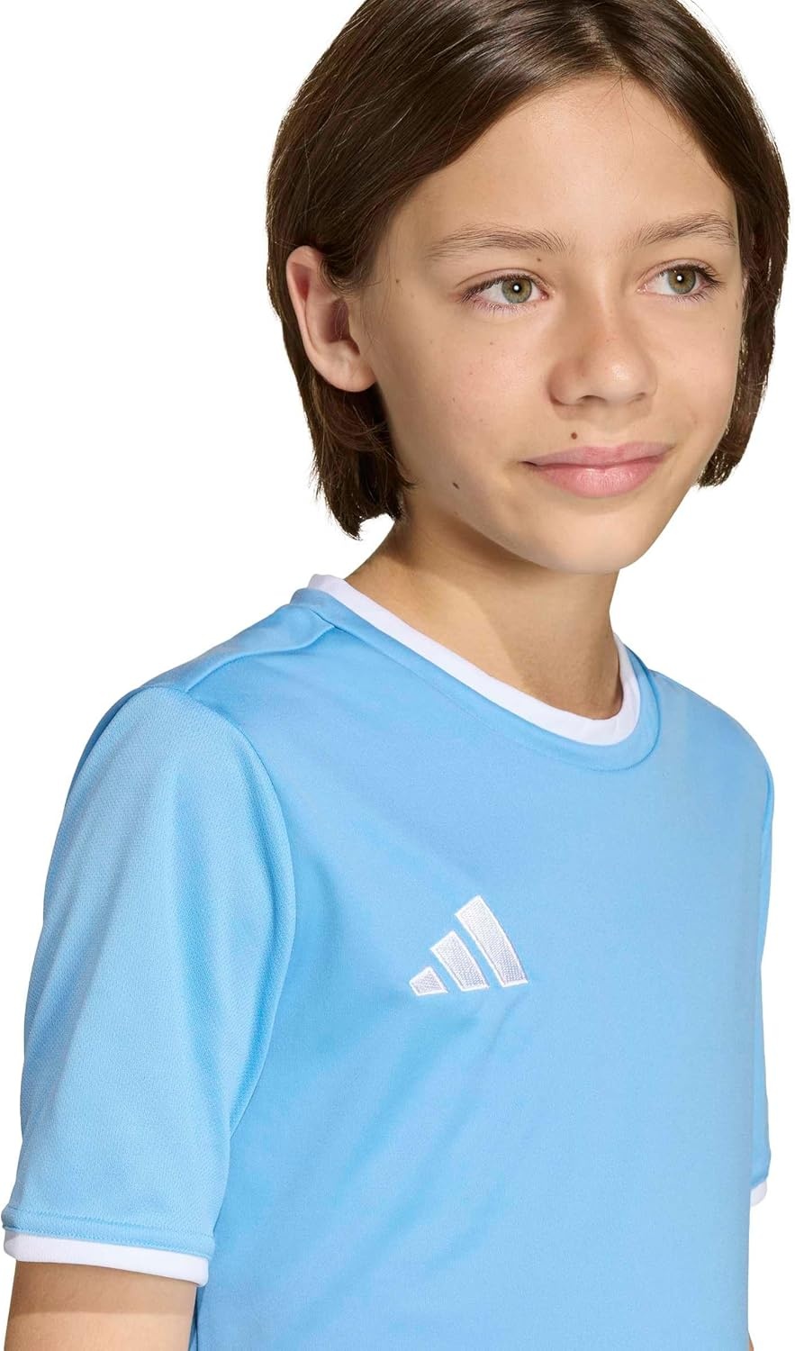 image:imageadidas UnisexKids Entrada 26 JerseyTeam Light BlueWhite