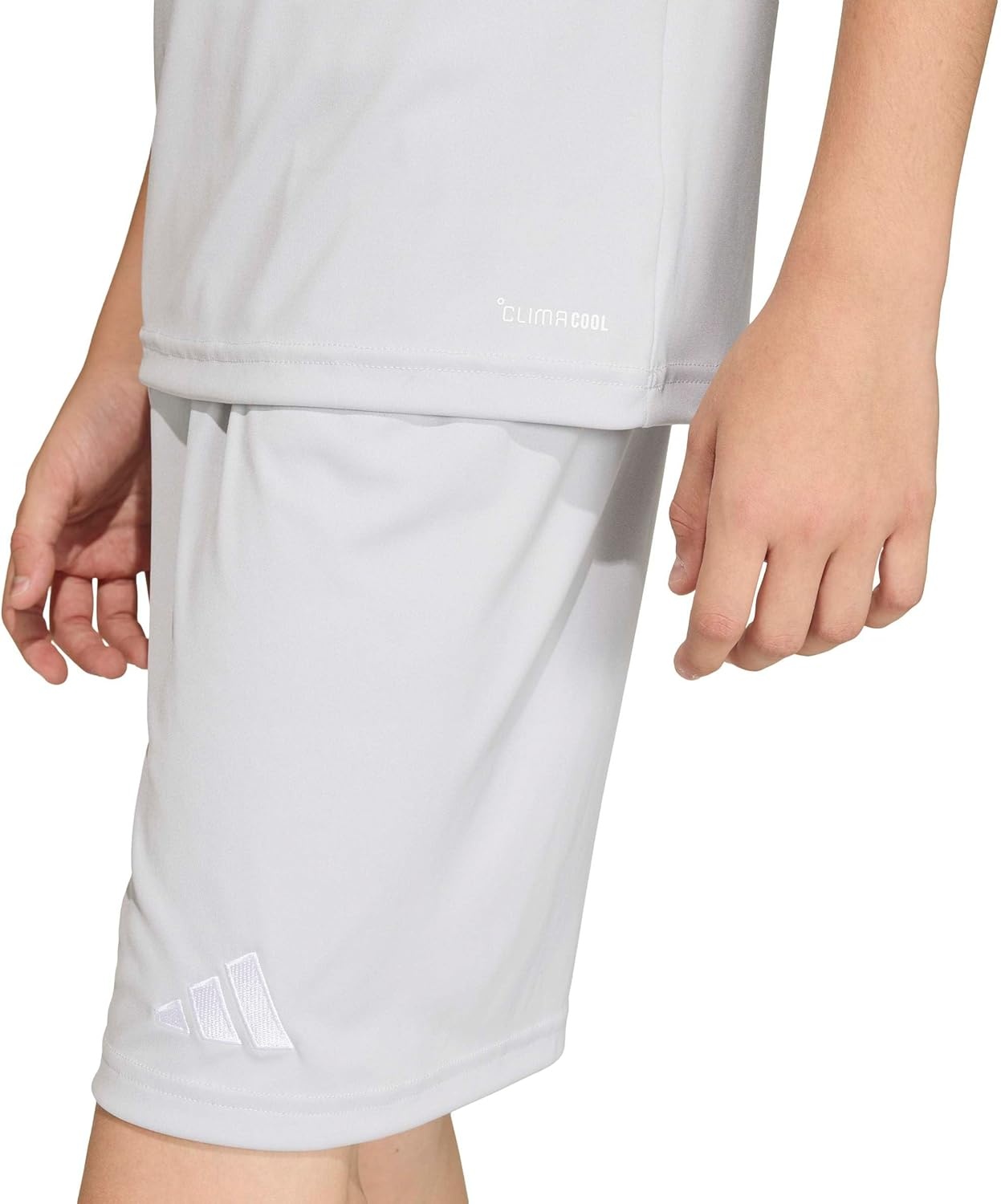 image:imageadidas UnisexKids Entrada 26 JerseyTeam Light GreyWhite