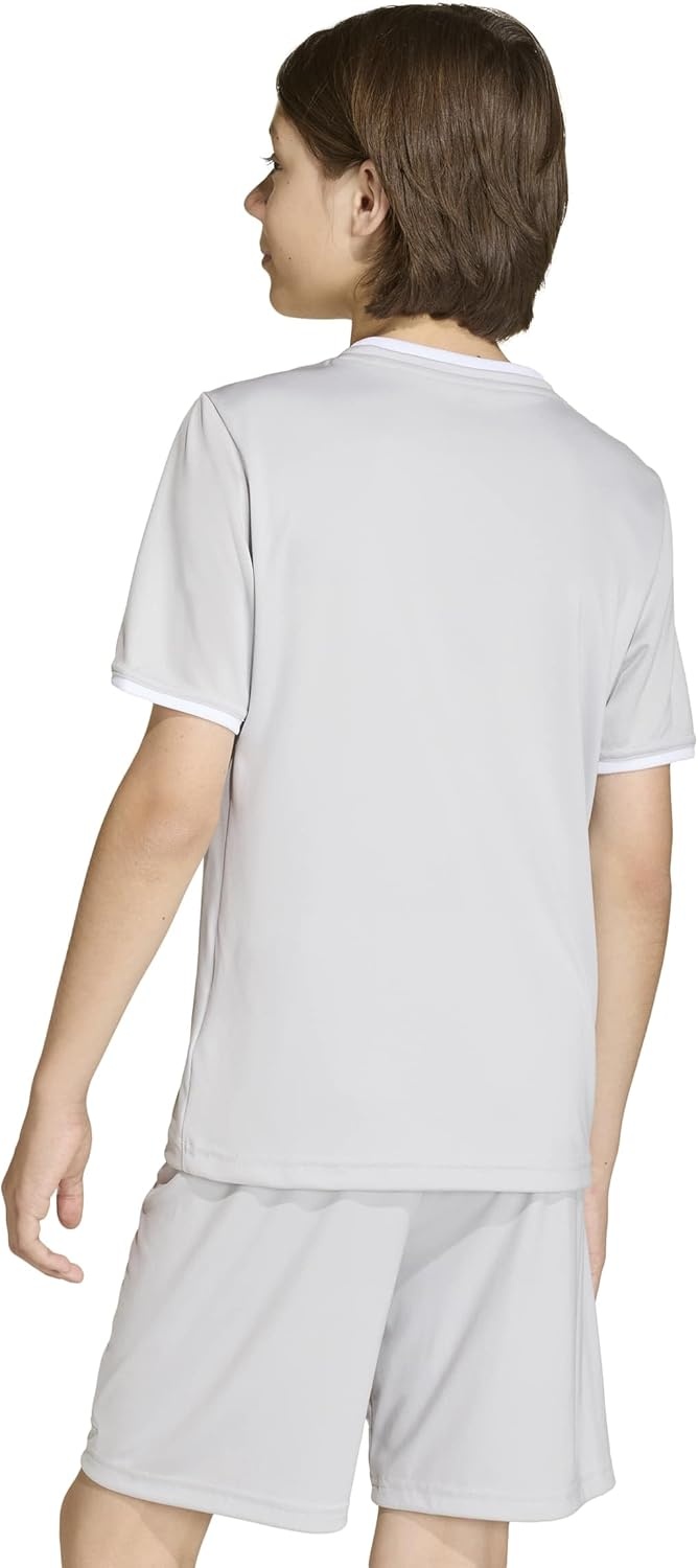 image:imageadidas UnisexKids Entrada 26 JerseyTeam Light GreyWhite