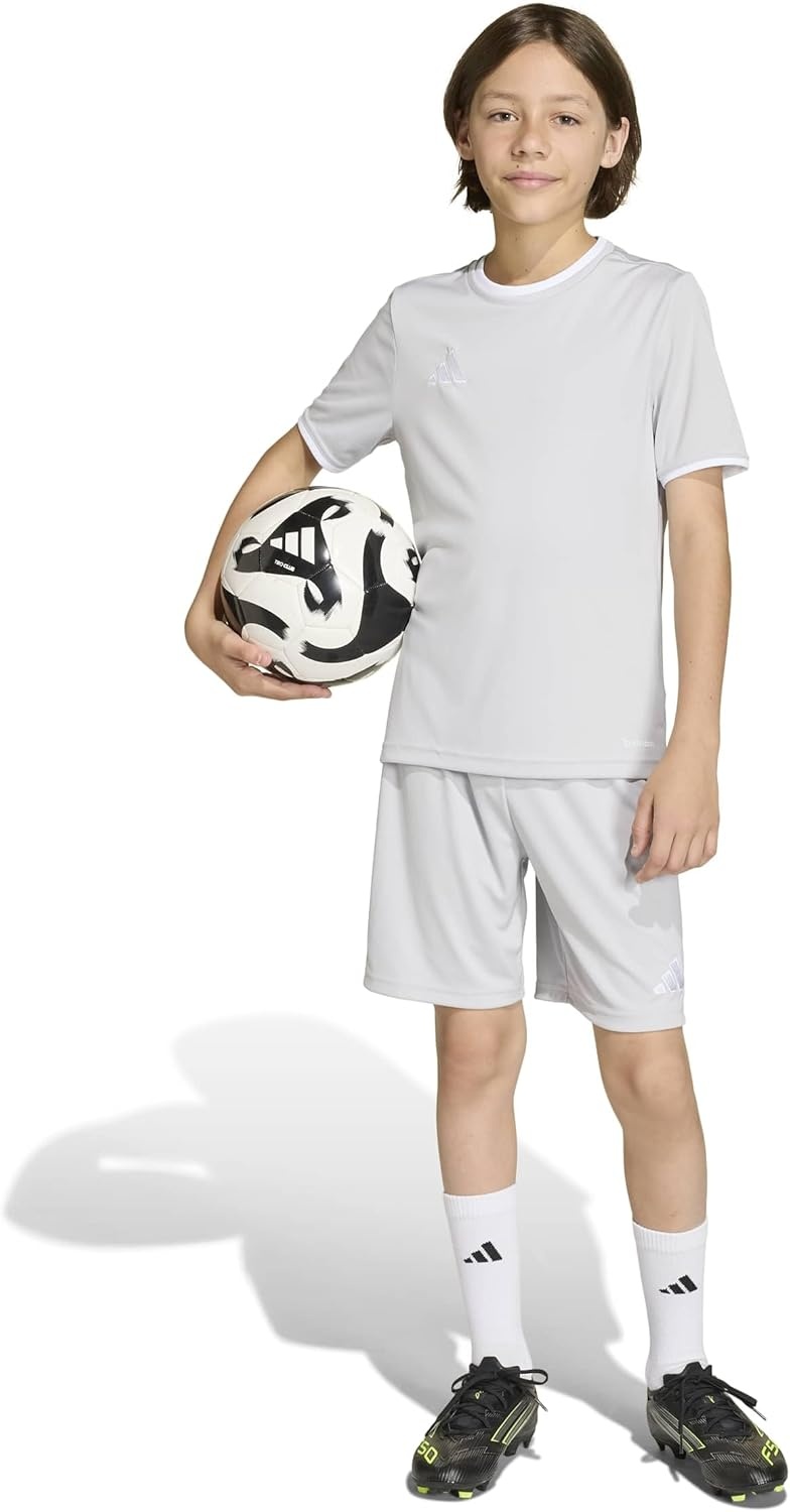 image:imageadidas UnisexKids Entrada 26 JerseyTeam Light GreyWhite