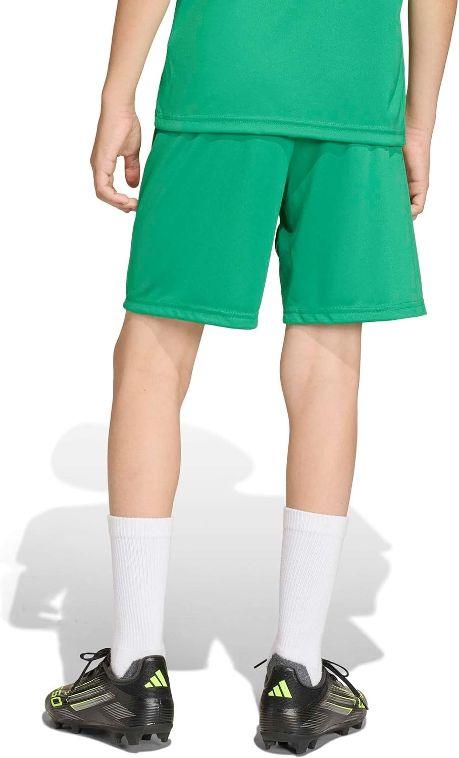 image:imageadidas UnisexKids Entrada 26 ShortsTeam GreenWhite