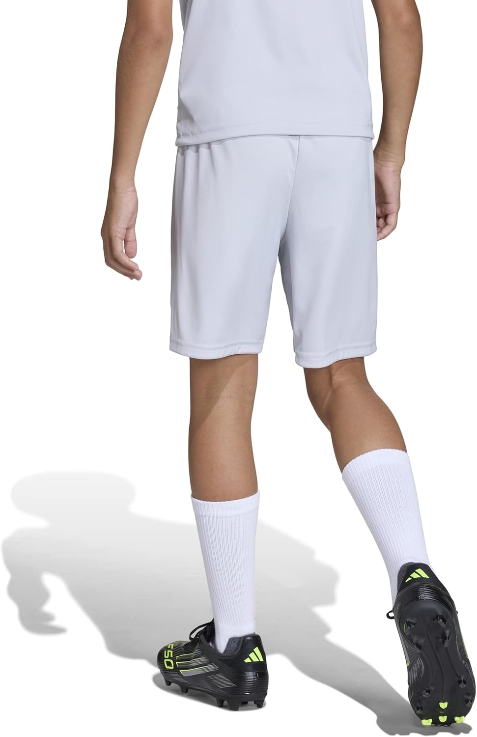 image:imageadidas UnisexKids Entrada 26 ShortsTeam Light GreyWhite