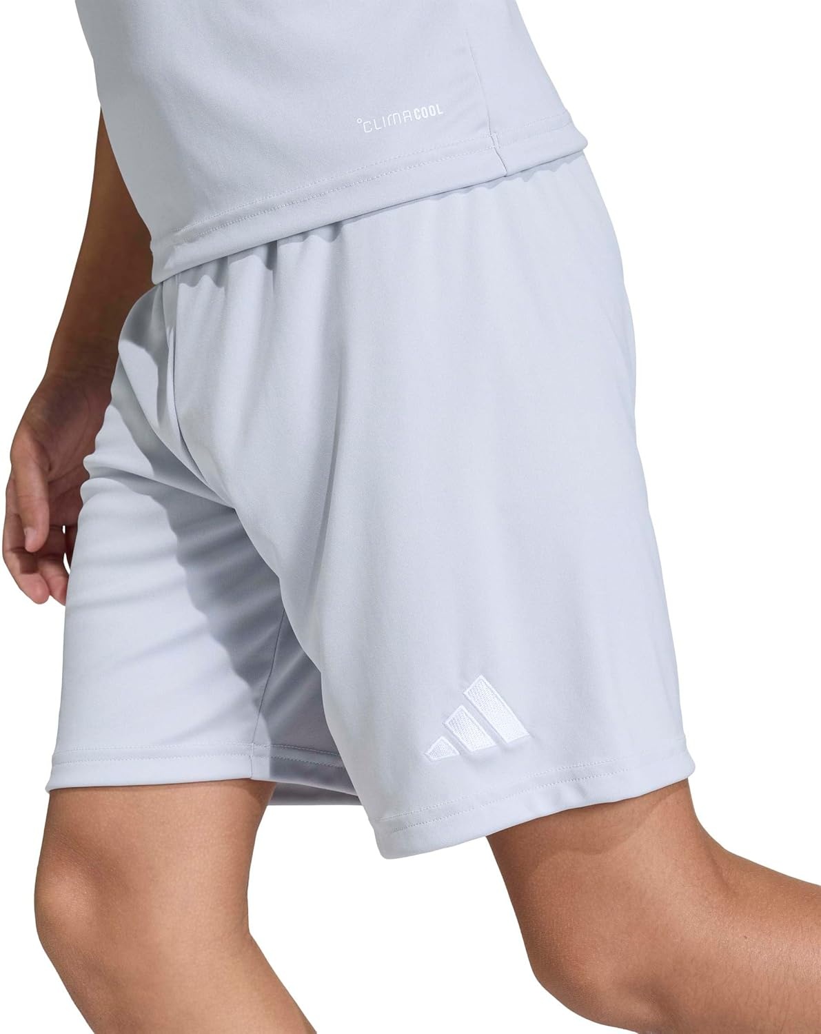 image:imageadidas UnisexKids Entrada 26 ShortsTeam Light GreyWhite