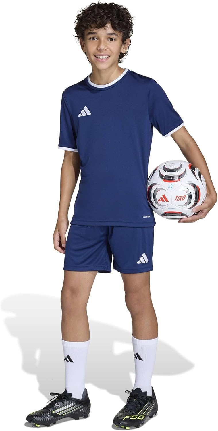 image:imageadidas UnisexKids Entrada 26 ShortsTeam Navy BlueWhite