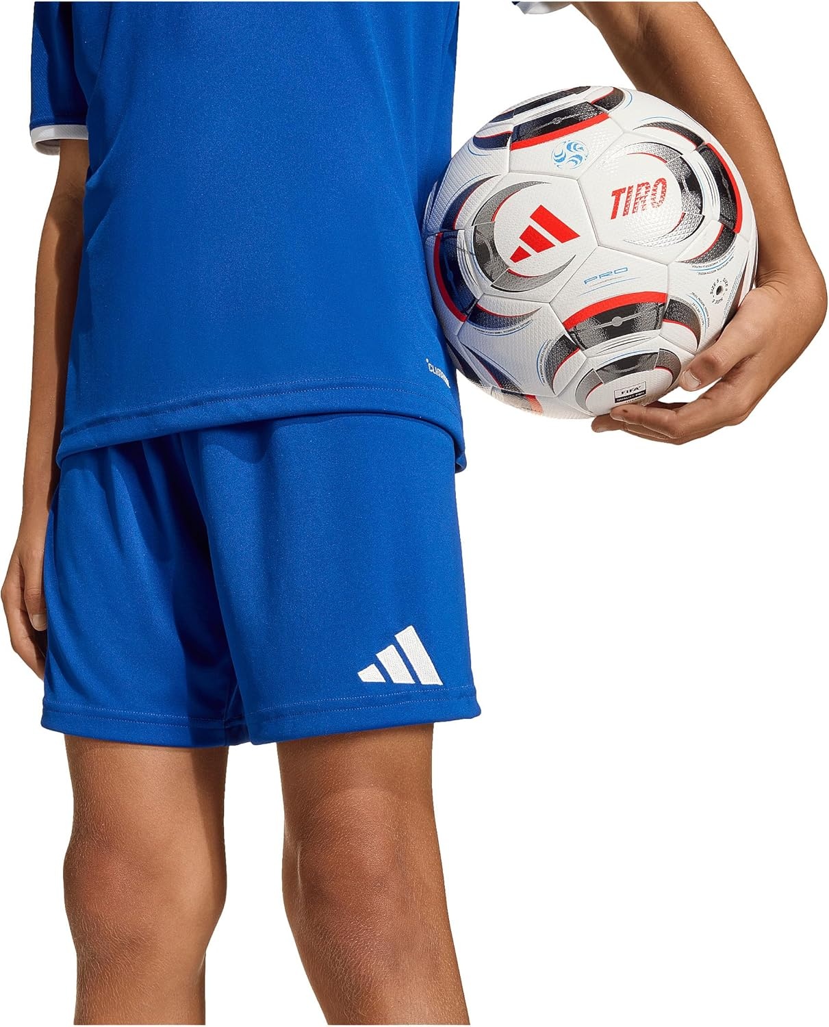 image:imageadidas UnisexKids Entrada 26 ShortsTeam Royal BlueWhite