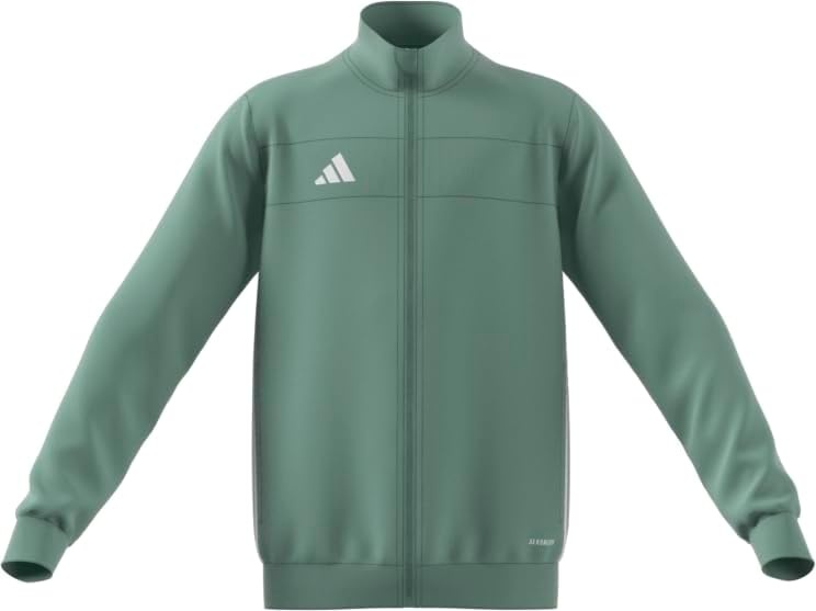 image:imageadidas UnisexKids Tiro Essentials Training JacketSilver GreenWhite