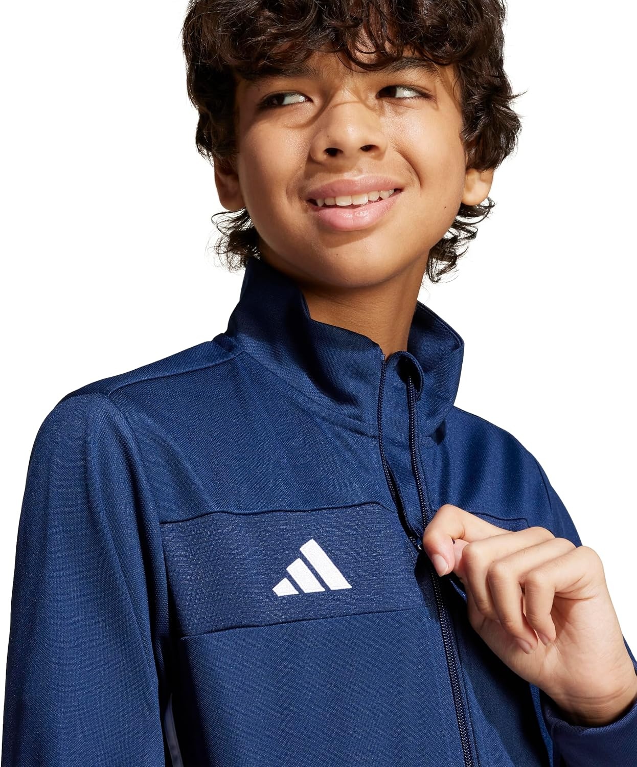 image:imageadidas UnisexKids Tiro Essentials Training JacketTeam Navy BlueWhite