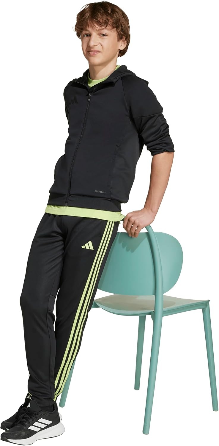 image:imageadidas UnisexKids Tiro Essentials Training PantsBlackPulse Lime