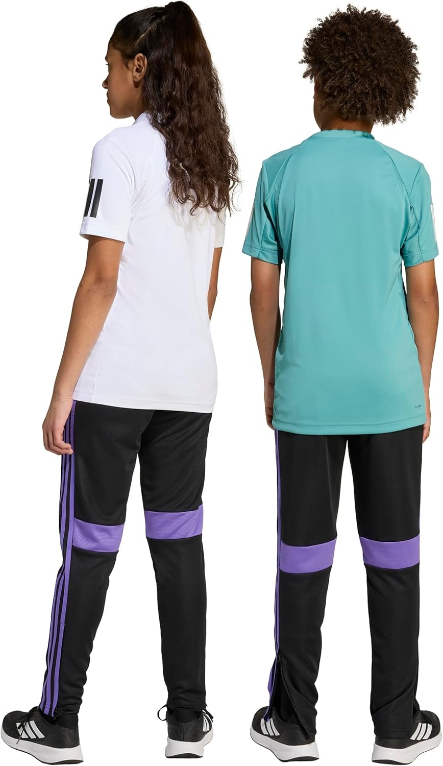 image:imageadidas UnisexKids Tiro Essentials Training PantsBlackPurple RushLucid Lemon